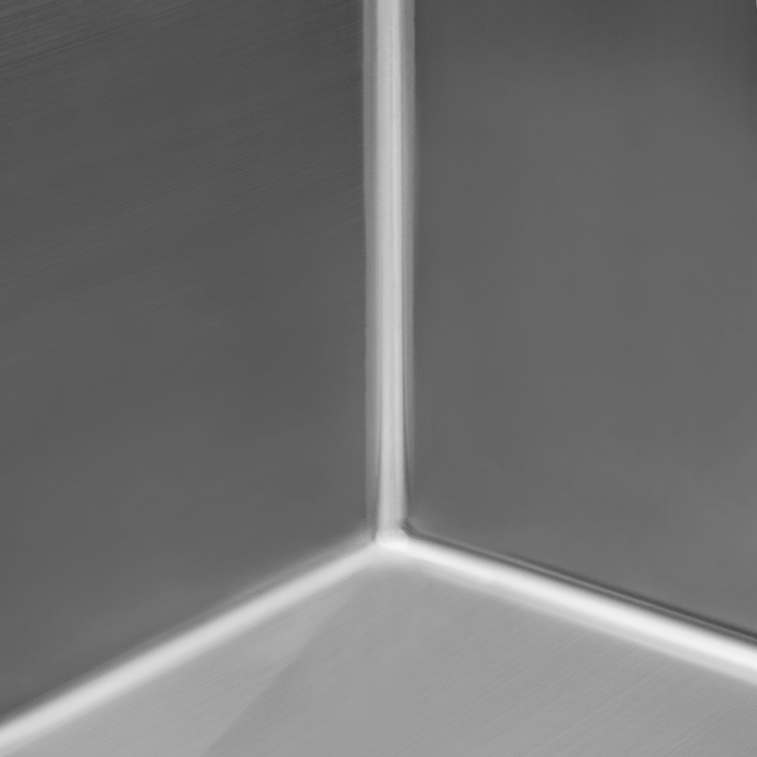 Alternate Image for Ruvati Tirana Pro 33" Stainless Steel Kitchen Sink, 50/50 Double Bowl, 16 Gauge, Rounded Corners, RVH8051