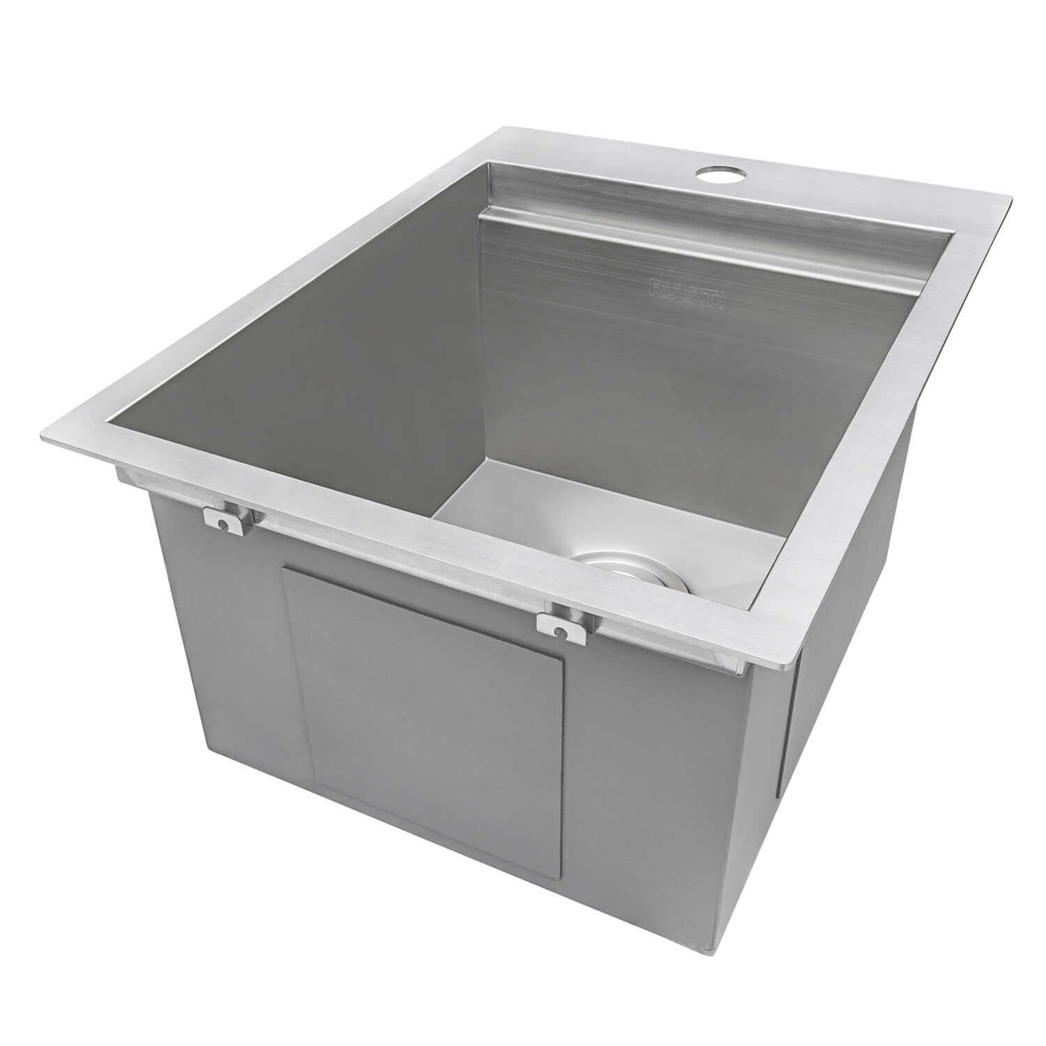 Alternate Image for Ruvati Vino 15" Rectangle Stainless Steel Workstation Bar/Prep Sink, 16 Gauge, RVH8210