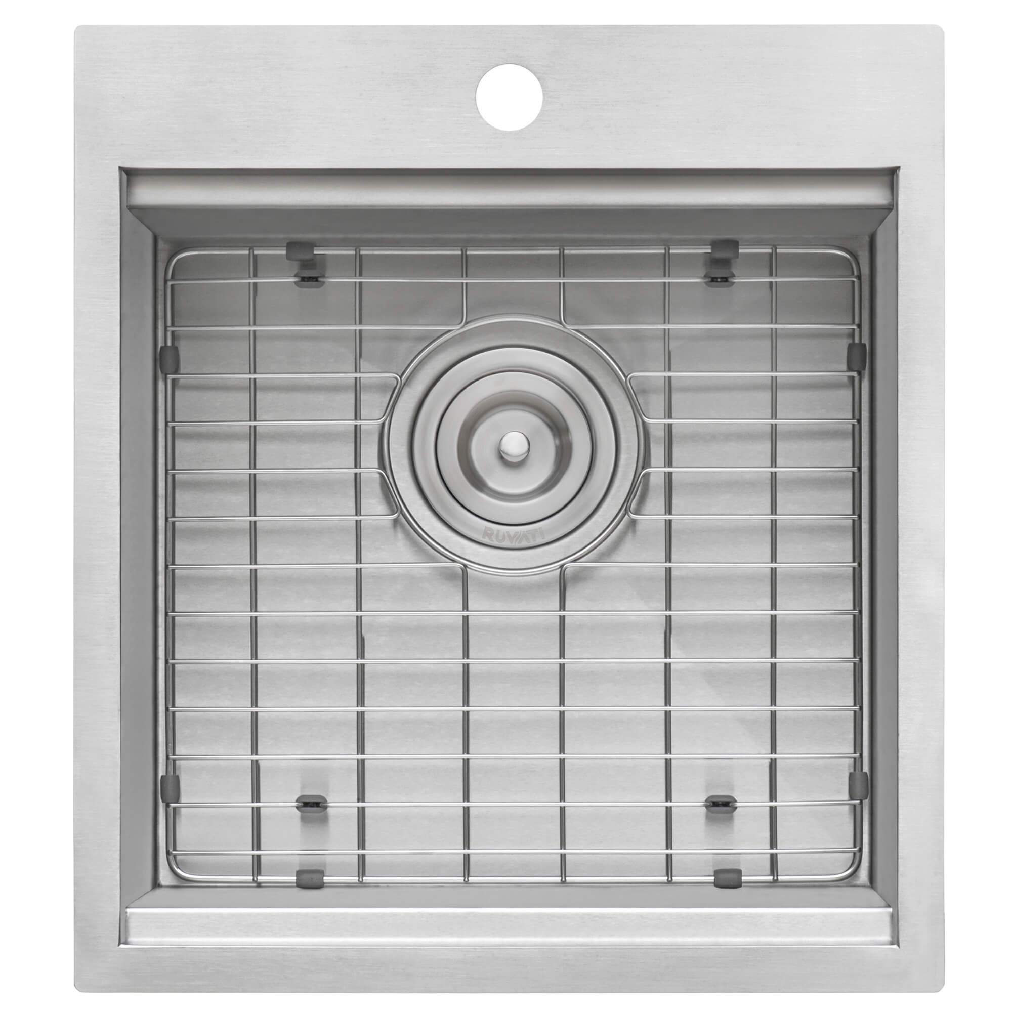 Alternate Image for Ruvati 18 x 20 inch RV Camper Van Workstation Drop-in Topmount Bar Prep Tiny Home Sink Stainless Steel, RVH8218