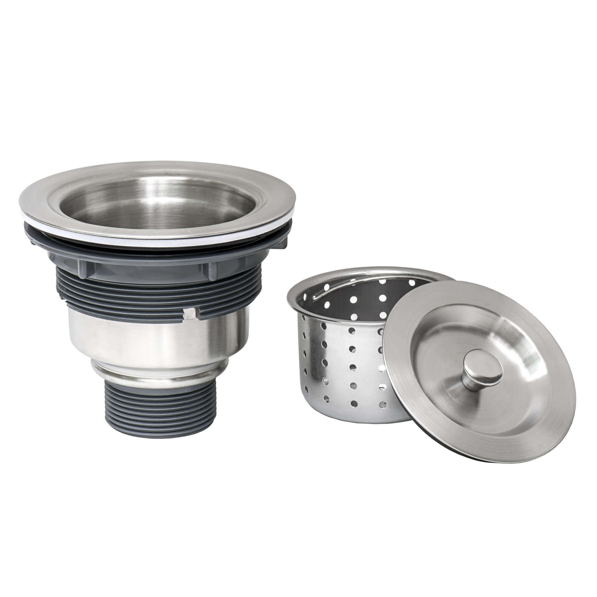 Alternate Image for Ruvati Dual-Tier 33" Undermount Stainless Steel Workstation Kitchen Sink, 16 Gauge, RVH8222