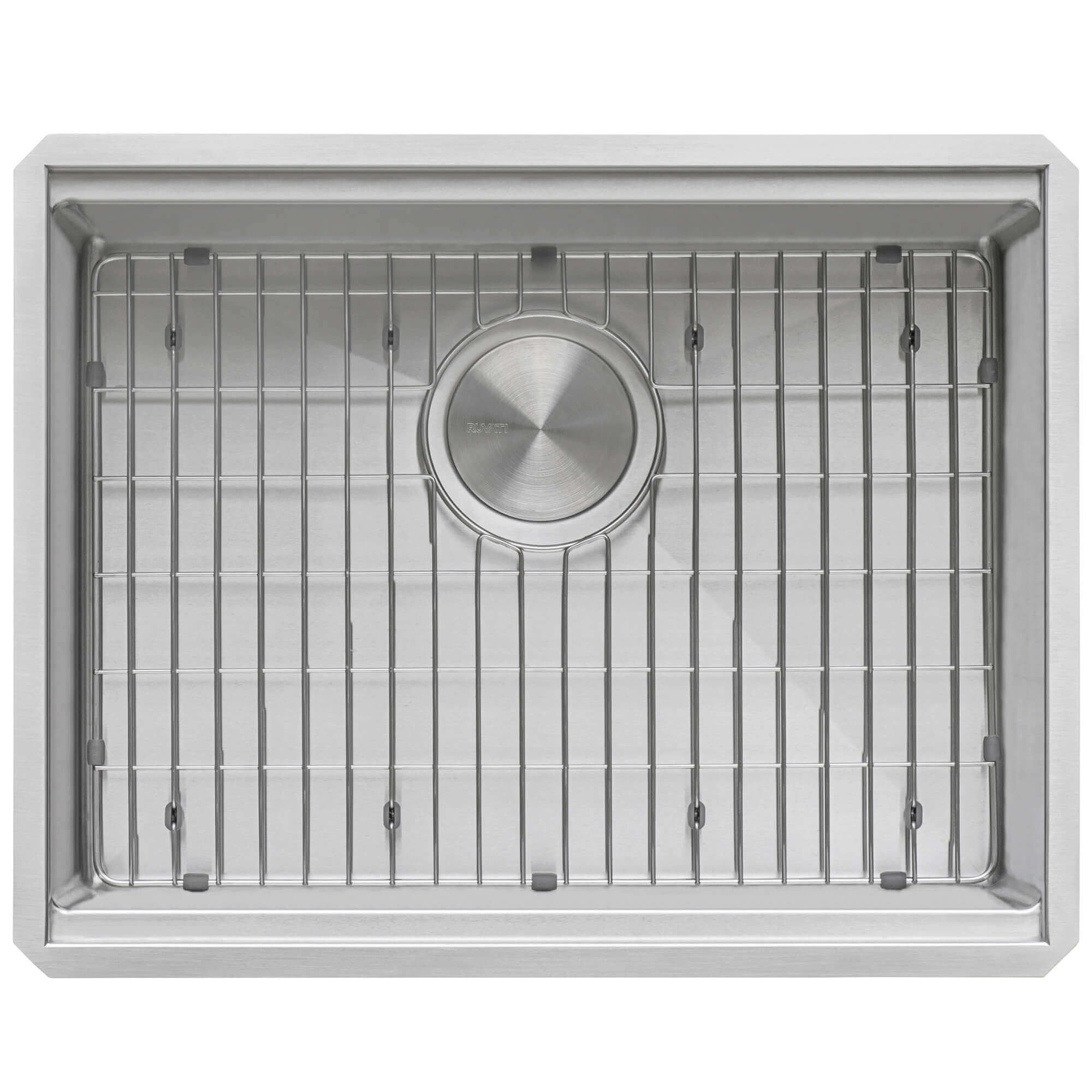 Alternate Image for Ruvati Roma Pro 24" Undermount Stainless Steel Workstation Kitchen Sink, 16 Gauge, Rounded Corners, RVH8324