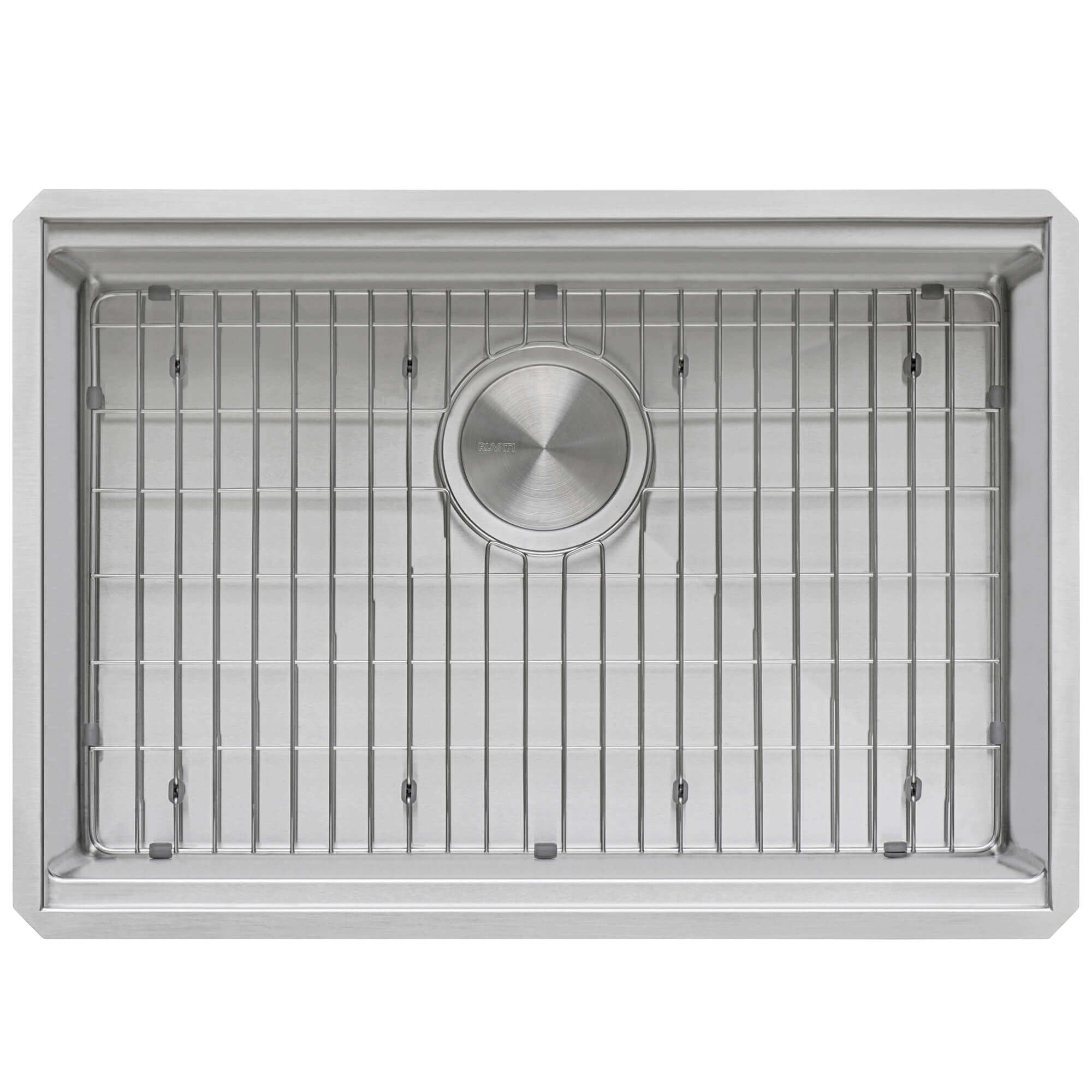 Alternate Image for Ruvati Roma Pro 27" Undermount Stainless Steel Workstation Kitchen Sink, 16 Gauge, Rounded Corners, RVH8327