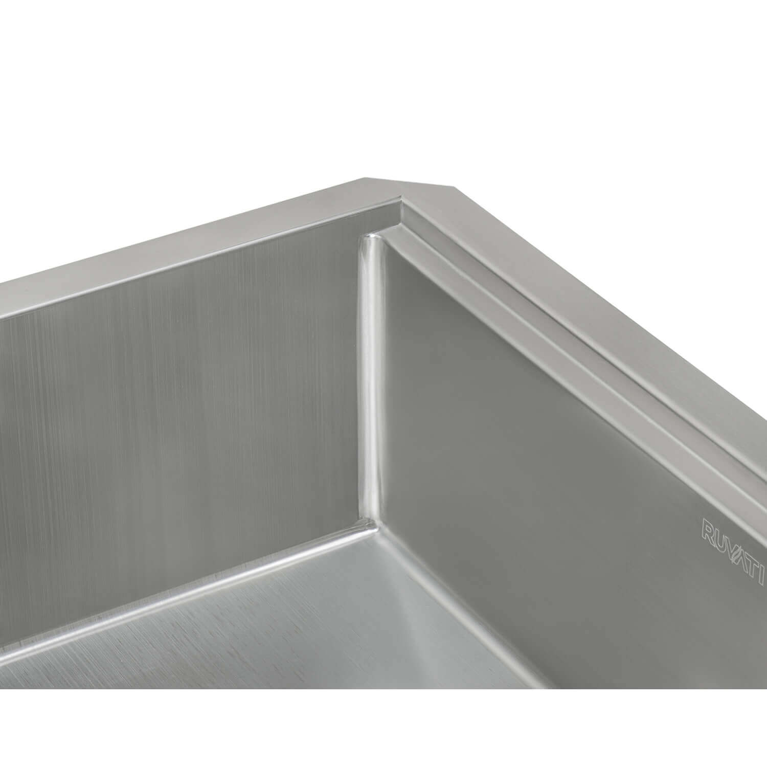 Alternate Image for Ruvati Roma Pro 27" Undermount Stainless Steel Workstation Kitchen Sink, 16 Gauge, Rounded Corners, RVH8327