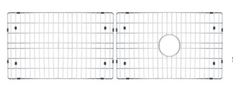 Alternate Image for Ruvati Bottom Rinse Grid for RVH8333, RVH9333 sink, RVA68333