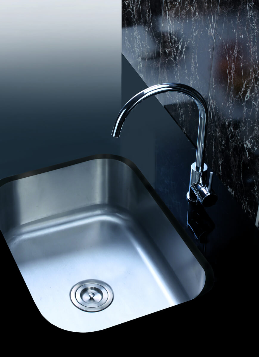 Alternate Image for Ruvati Parmi 21" Undermount Stainless Steel Bar/Prep Sink, 16 Gauge, RVM4131