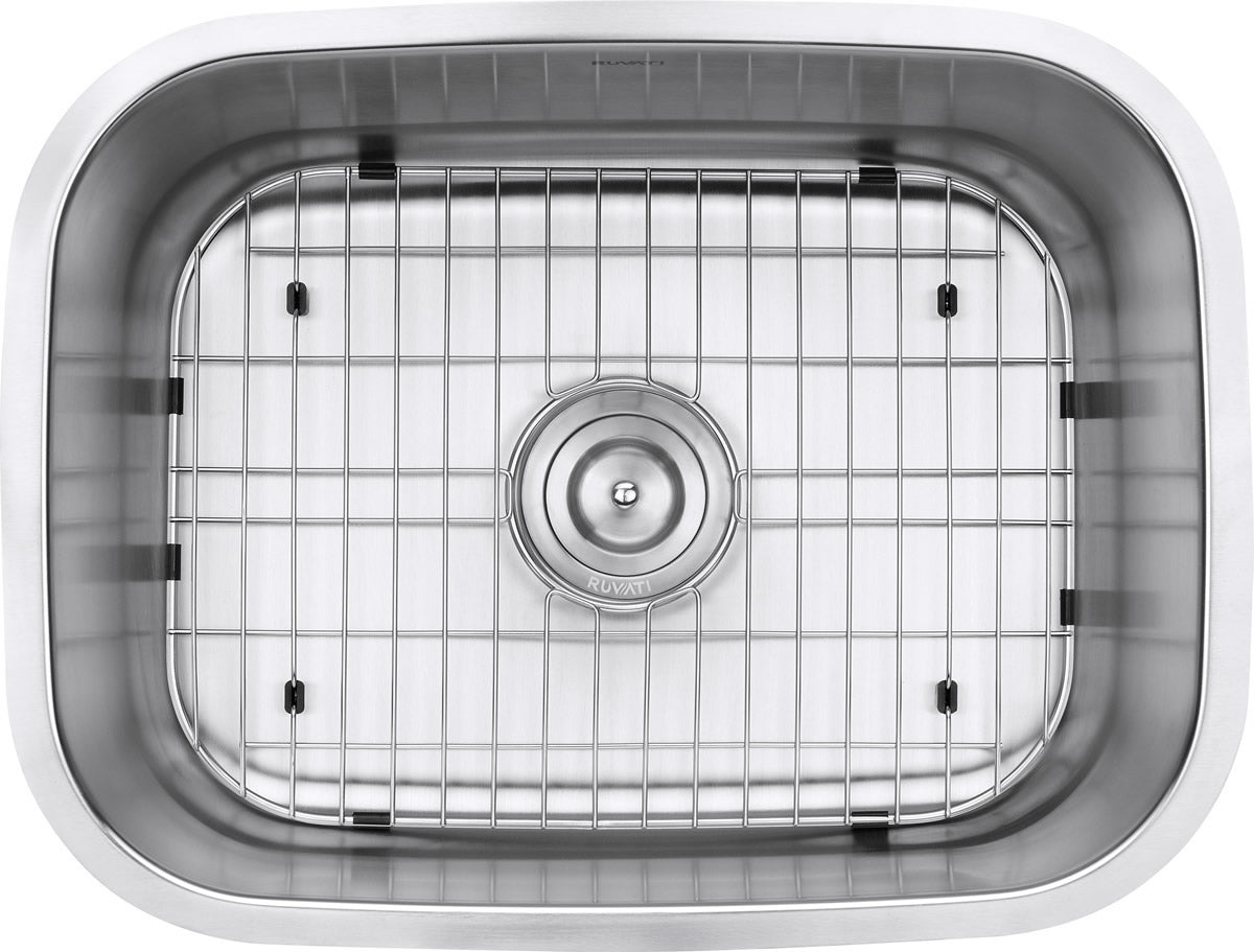 Alternate Image for Ruvati Parmi 23" Undermount Stainless Steel Kitchen Sink, 16 Gauge, RVM4132