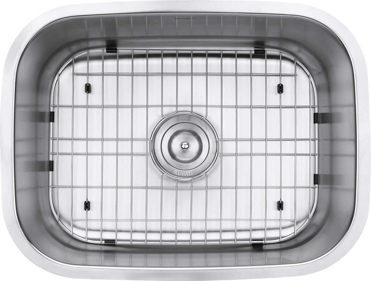 Alternate Image for Ruvati Parmi 23" Undermount Stainless Steel Kitchen Sink, 16 Gauge, RVM4132