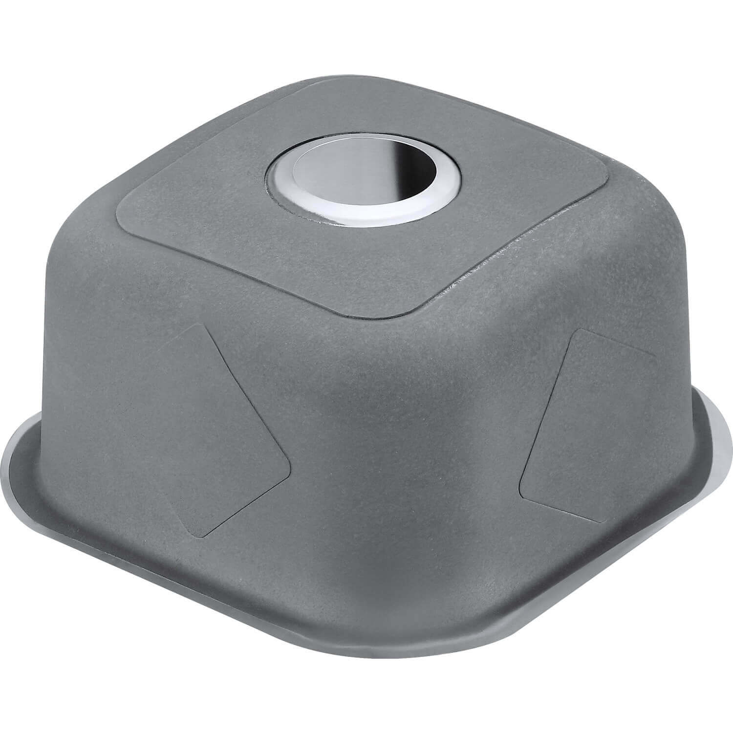 Alternate Image for Ruvati Parmi 16" Undermount Square Stainless Steel Bar/Prep Sink, 16 Gauge, RVM4138