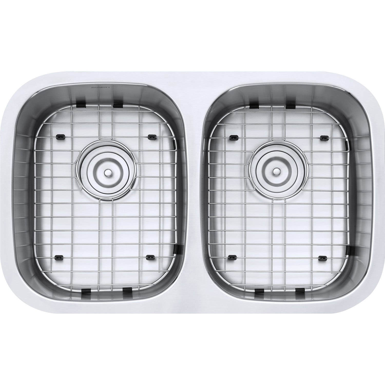 Alternate Image for Ruvati Parmi 29" Undermount Stainless Steel Kitchen Sink, 50/50 Double Bowl, 16 Gauge, RVM4301