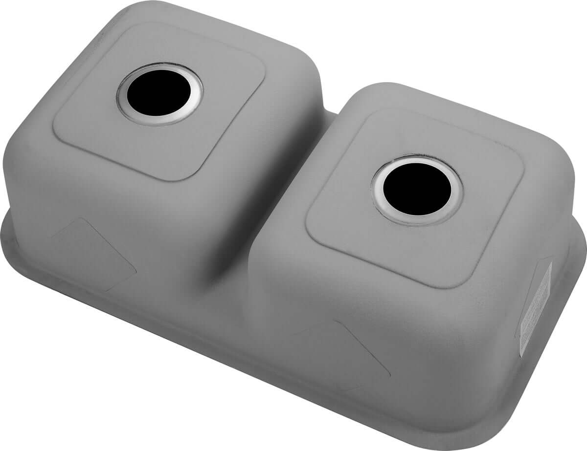 Alternate Image for Ruvati Parmi 32" Undermount Stainless Steel Kitchen Sink, 50/50 Low Divide Double Bowl, 16 Gauge, RVM4350