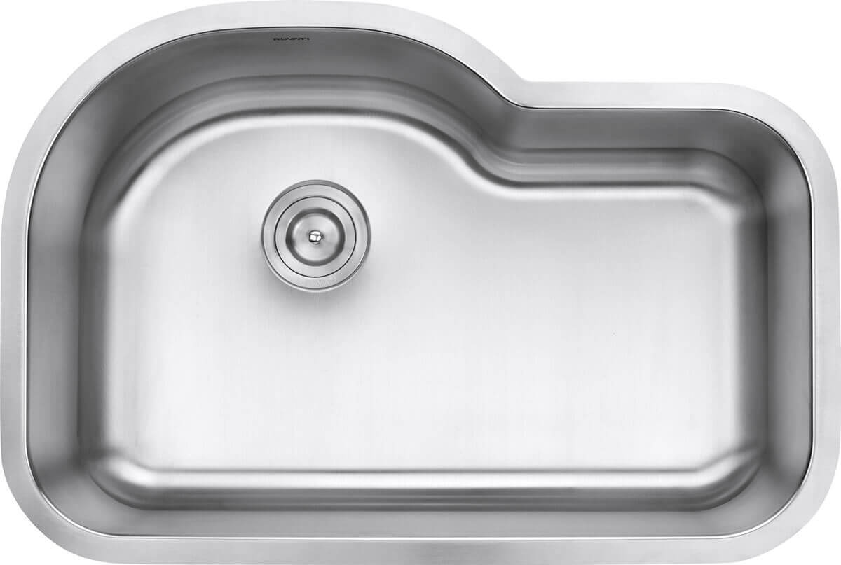 Alternate Image for Ruvati Parmi 32" Undermount Stainless Steel Kitchen Sink, 16 Gauge, RVM4700