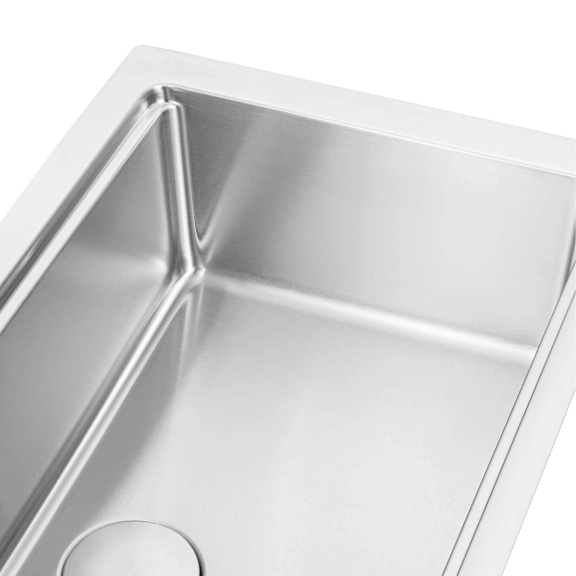 Ruvati Renaro 27" Undermount Stainless Steel Workstation Kitchen Sink, RVM5227 Product Image