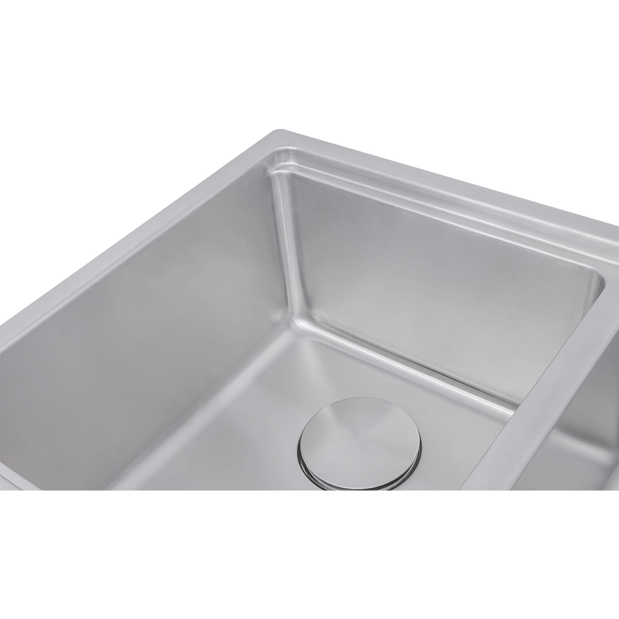 Ruvati Renaro 31" Undermount Stainless Steel Workstation Kitchen Sink, 50/50 Double Bowl, RVM5239 Product Image