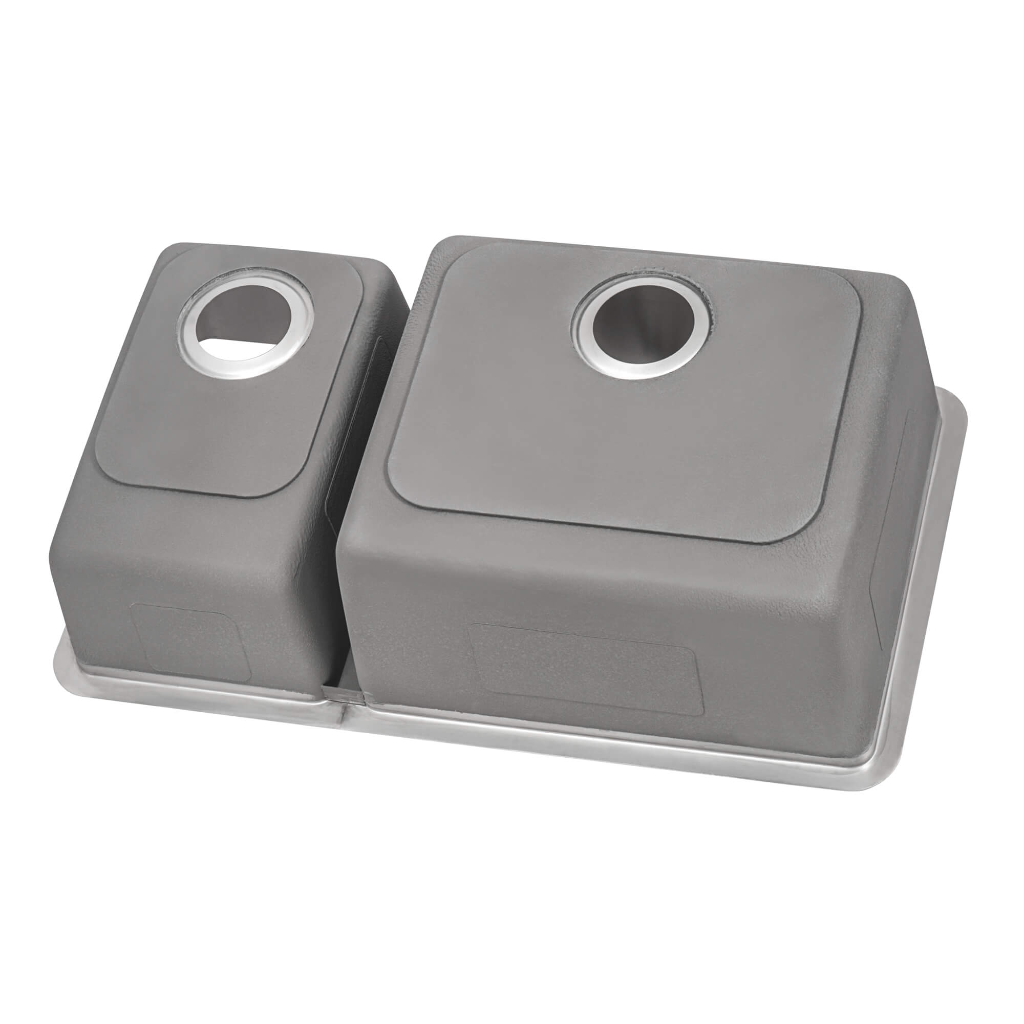 Alternate Image for Ruvati Modena 32" Undermount Stainless Steel Kitchen Sink, 70/30 Double Bowl, 16 Gauge, RVM5300