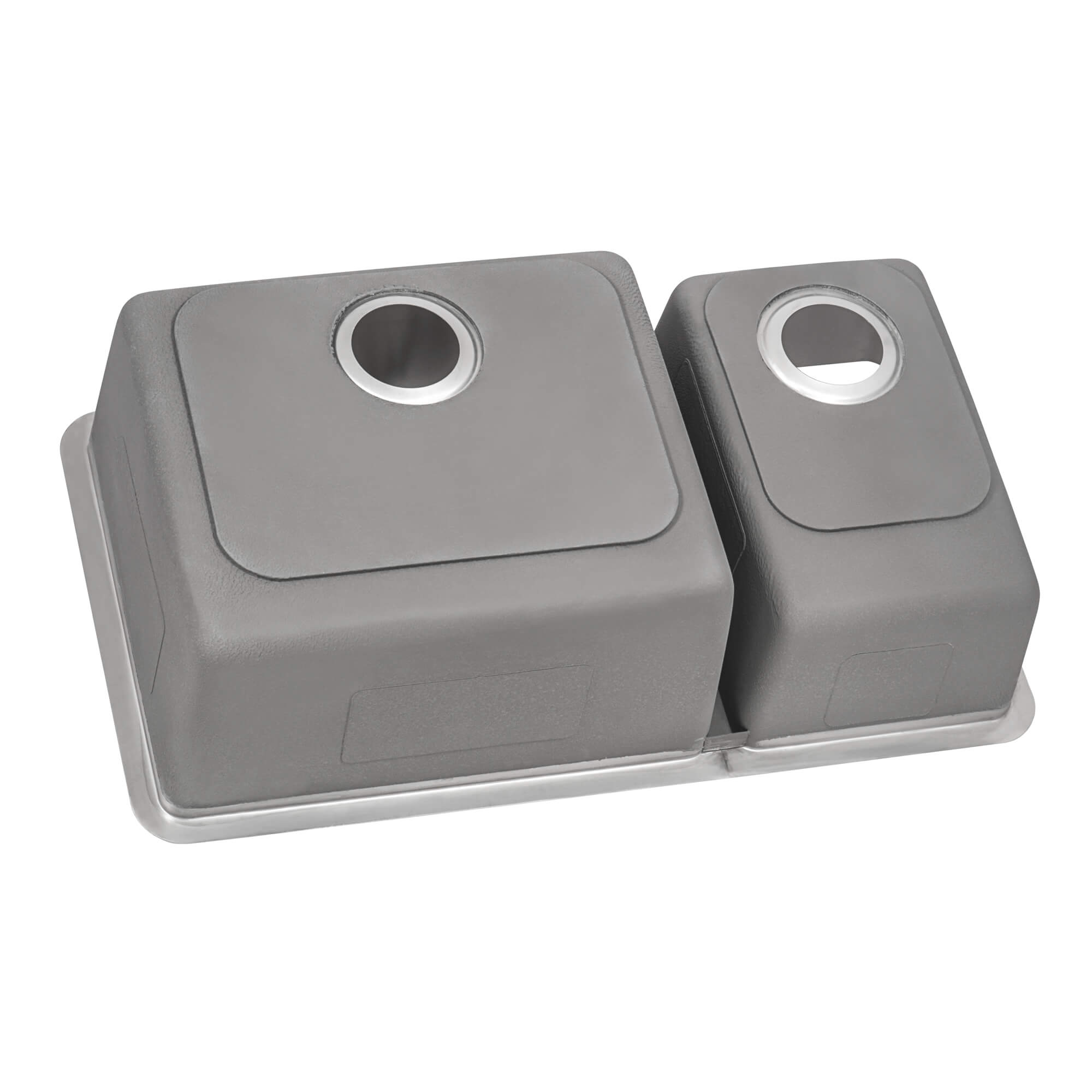 Alternate Image for Ruvati Modena 32" Undermount Stainless Steel Kitchen Sink, 30/70 Double Bowl, 16 Gauge, RVM5307