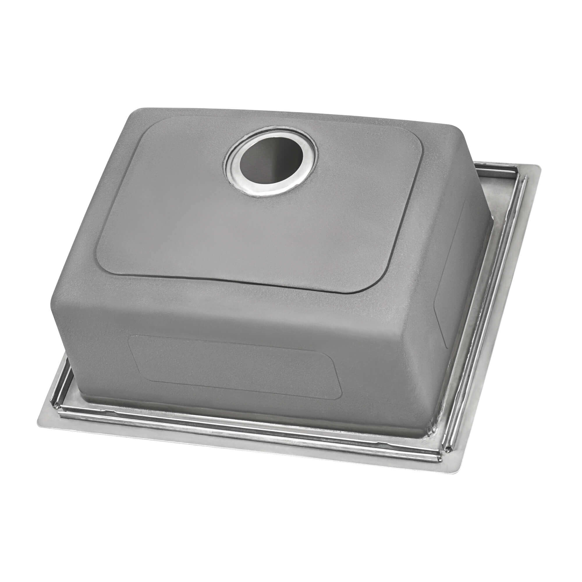 Alternate Image for Ruvati Modena 23" Drop-in Topmount Stainless Steel Kitchen Sink, 16 Gauge, RVM5923