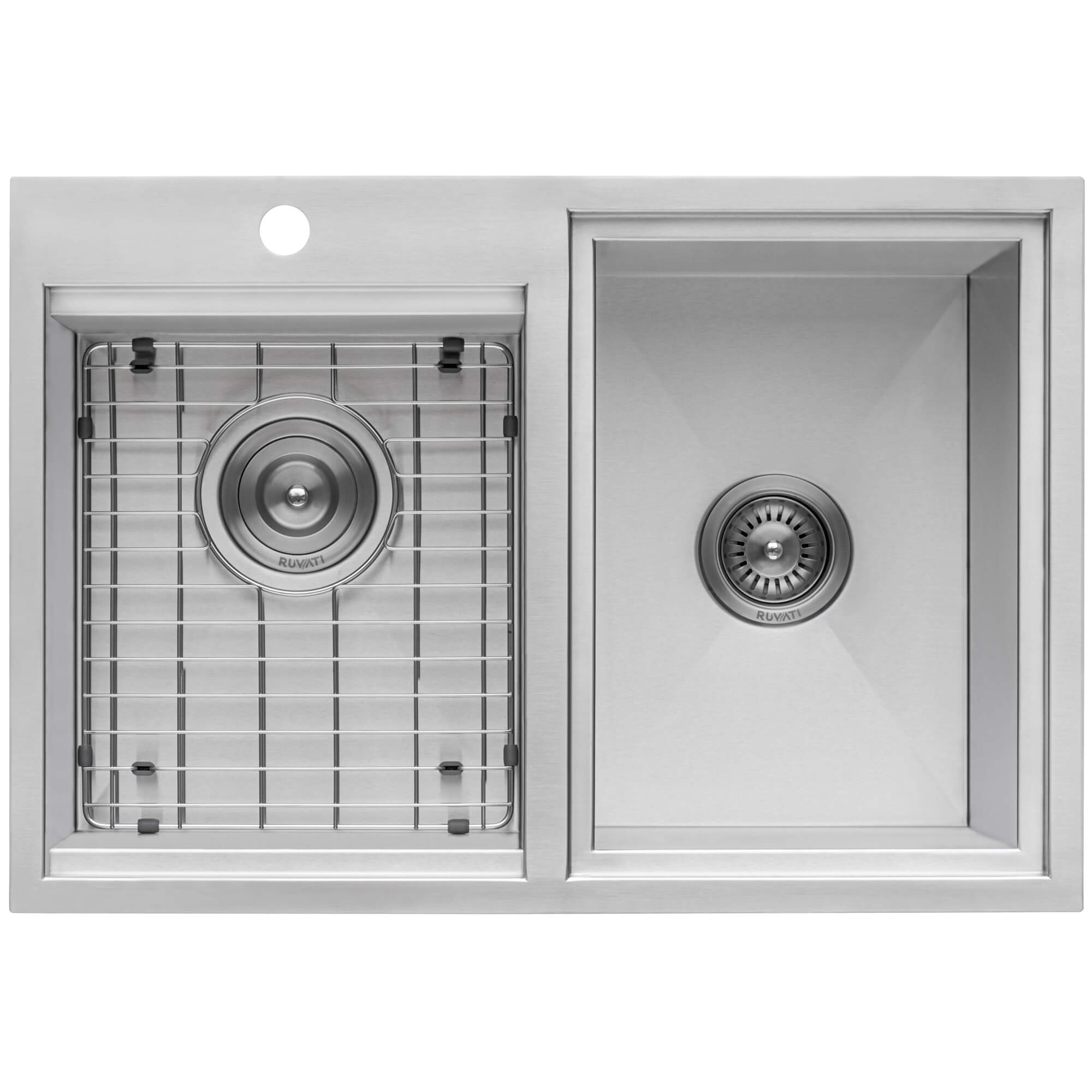 Alternate Image for Ruvati Insulated Ice Chest and Outdoor Sink 29 x 20 inch BBQ Workstation Topmount T-316 Stainless Steel, RVQ6290