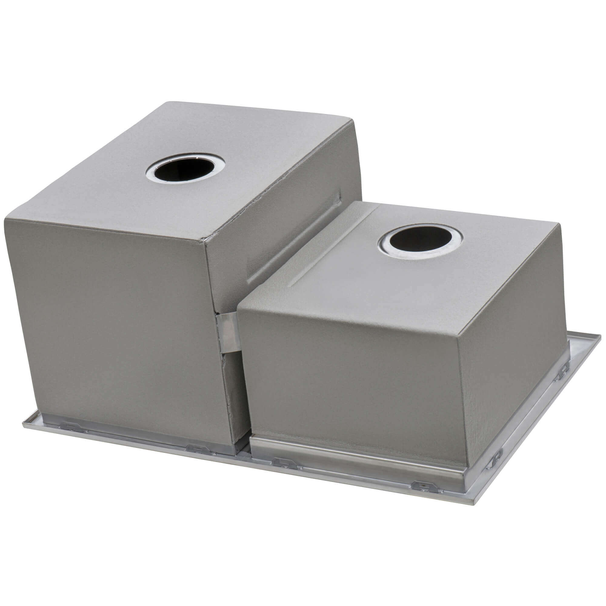 Alternate Image for Ruvati Insulated Ice Chest and Outdoor Sink 29 x 20 inch BBQ Workstation Topmount T-316 Stainless Steel, RVQ6290