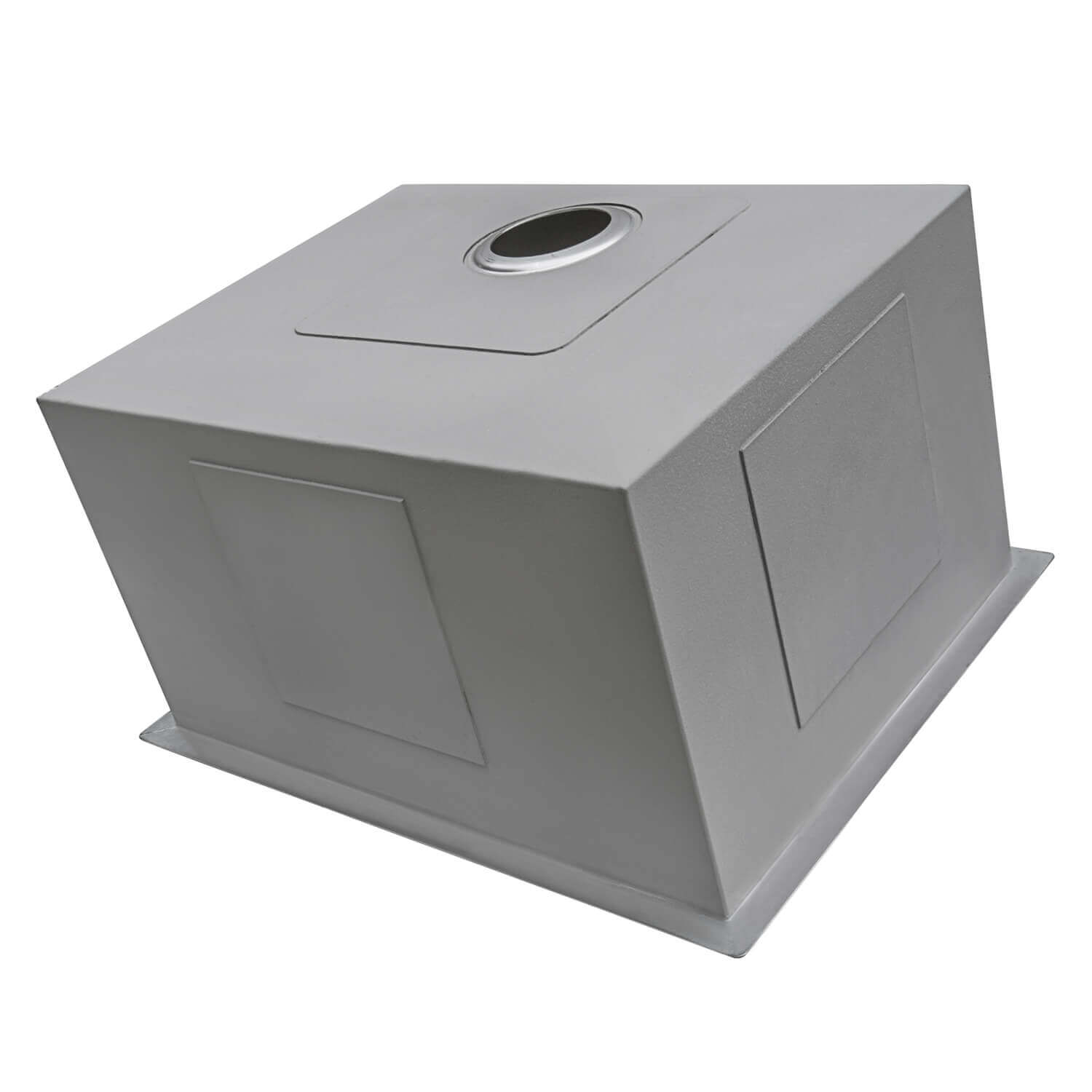 Alternate Image for Ruvati 23" x 18" x 12" Deep Laundry Utility Sink Rounded Corners Undermount 16 Gauge Stainless Steel, RVU6125