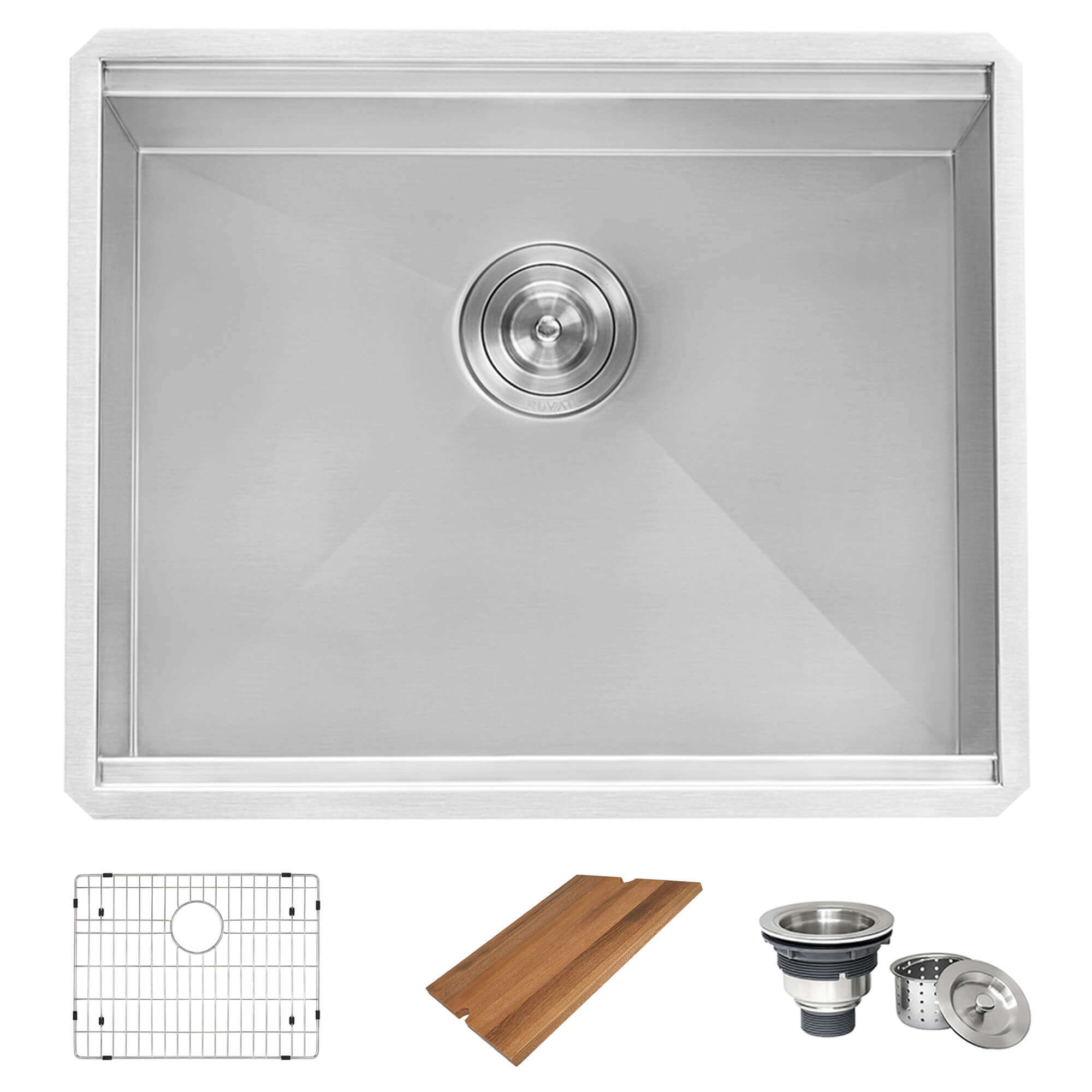 Alternate Image for Ruvati 21 x 19 x 13 inch Deep Laundry Utility Workstation Sink Undermount 16 Gauge, RVU6321