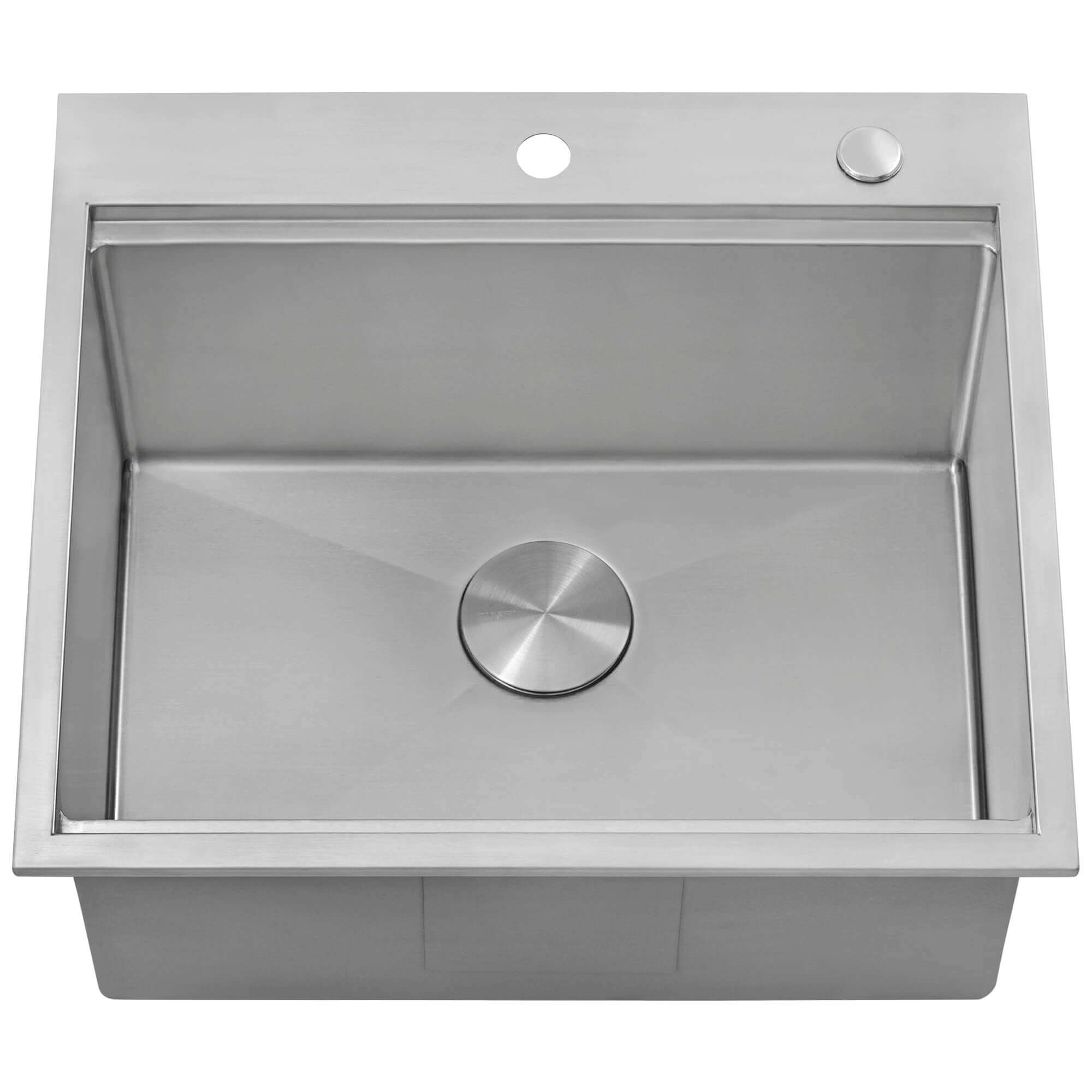 Alternate Image for Ruvati 25 x 22 x 12 inch Drop-in Topmount Laundry Utility Workstation Sink 16 Gauge Stainless Steel, RVU6425