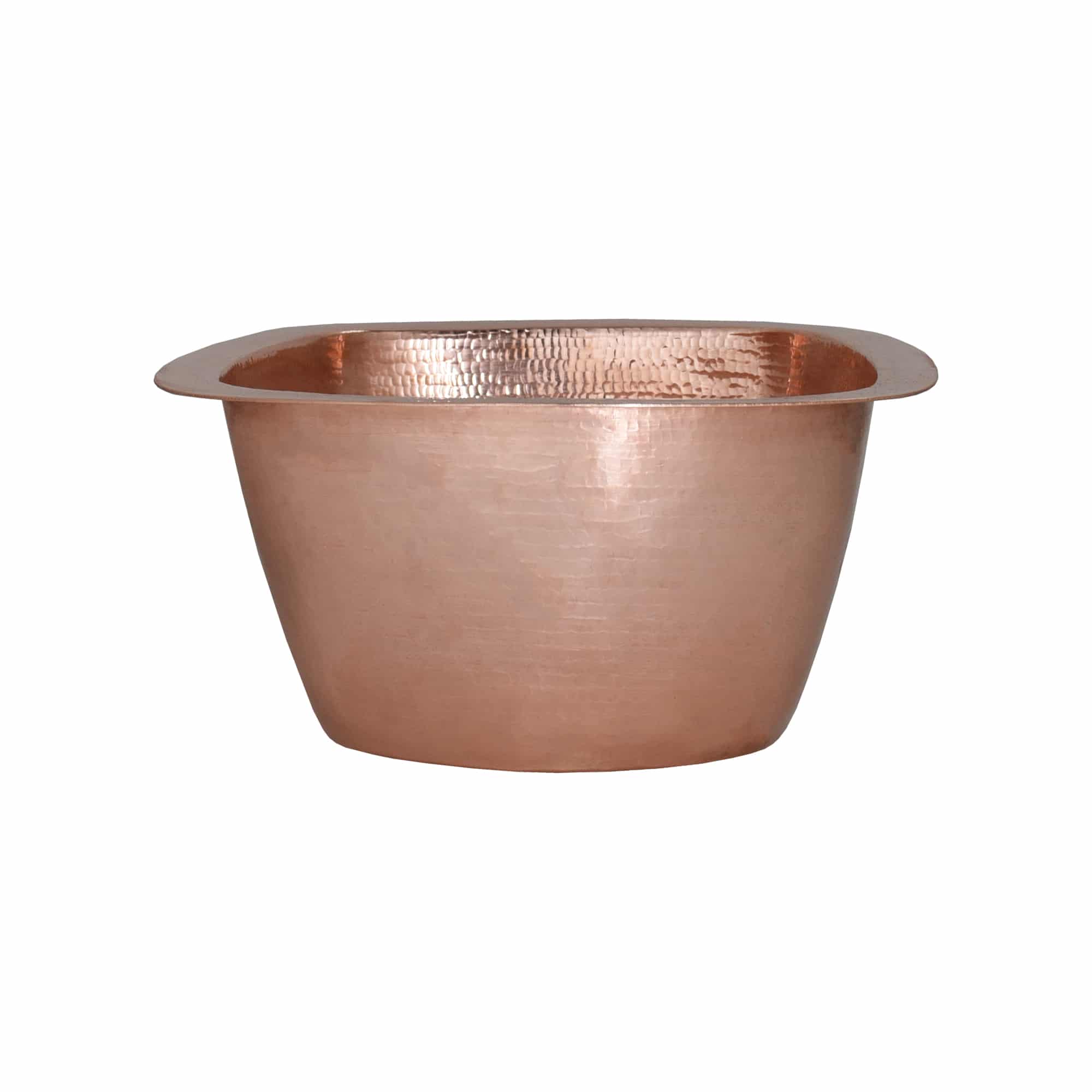 Native Trails Rincon 13" Square Copper Bar/Prep Sink, Polished Copper, 16 Gauge, CPS447 Product Image