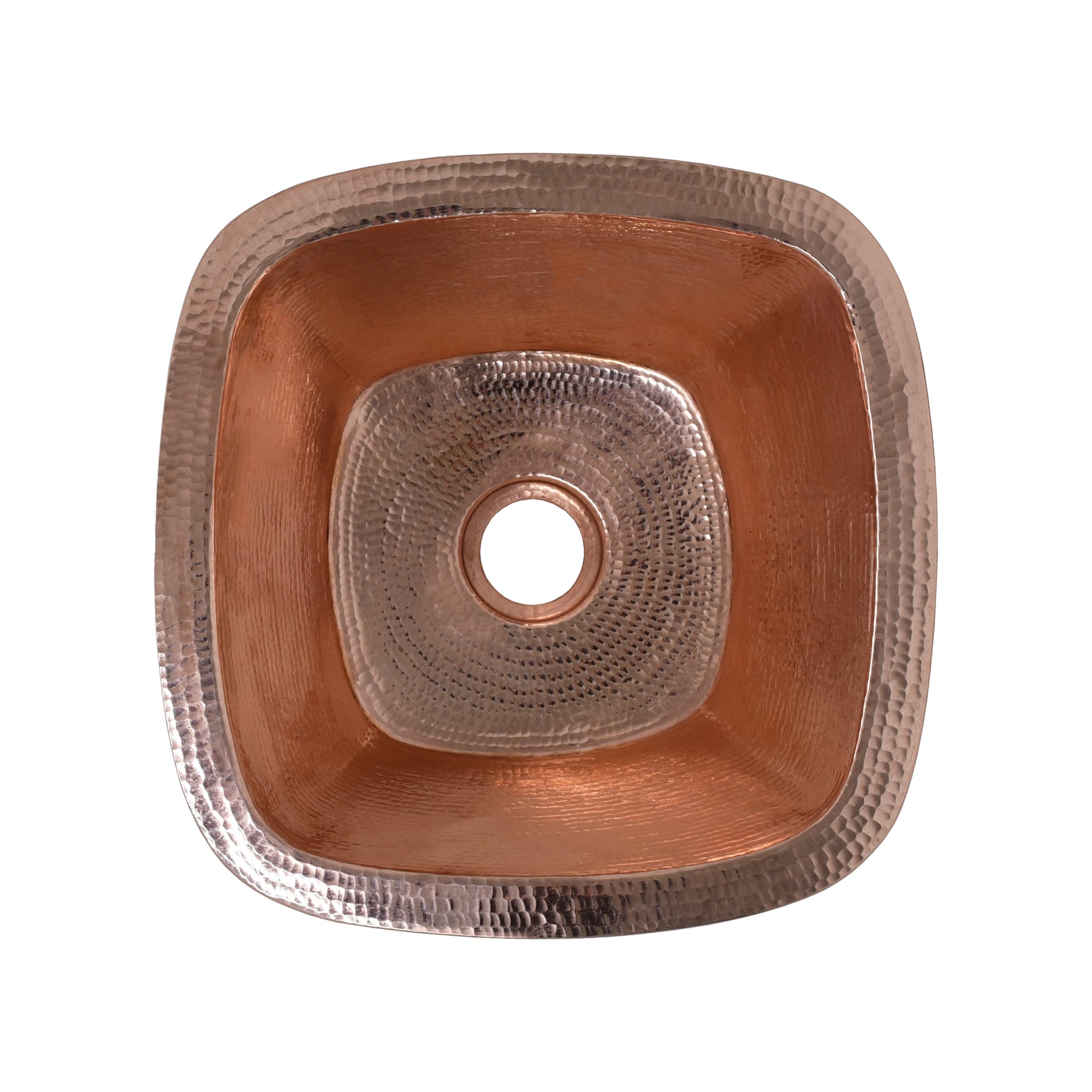 Native Trails Rincon 13" Square Copper Bar/Prep Sink, Polished Copper, 16 Gauge, CPS447 Product Image