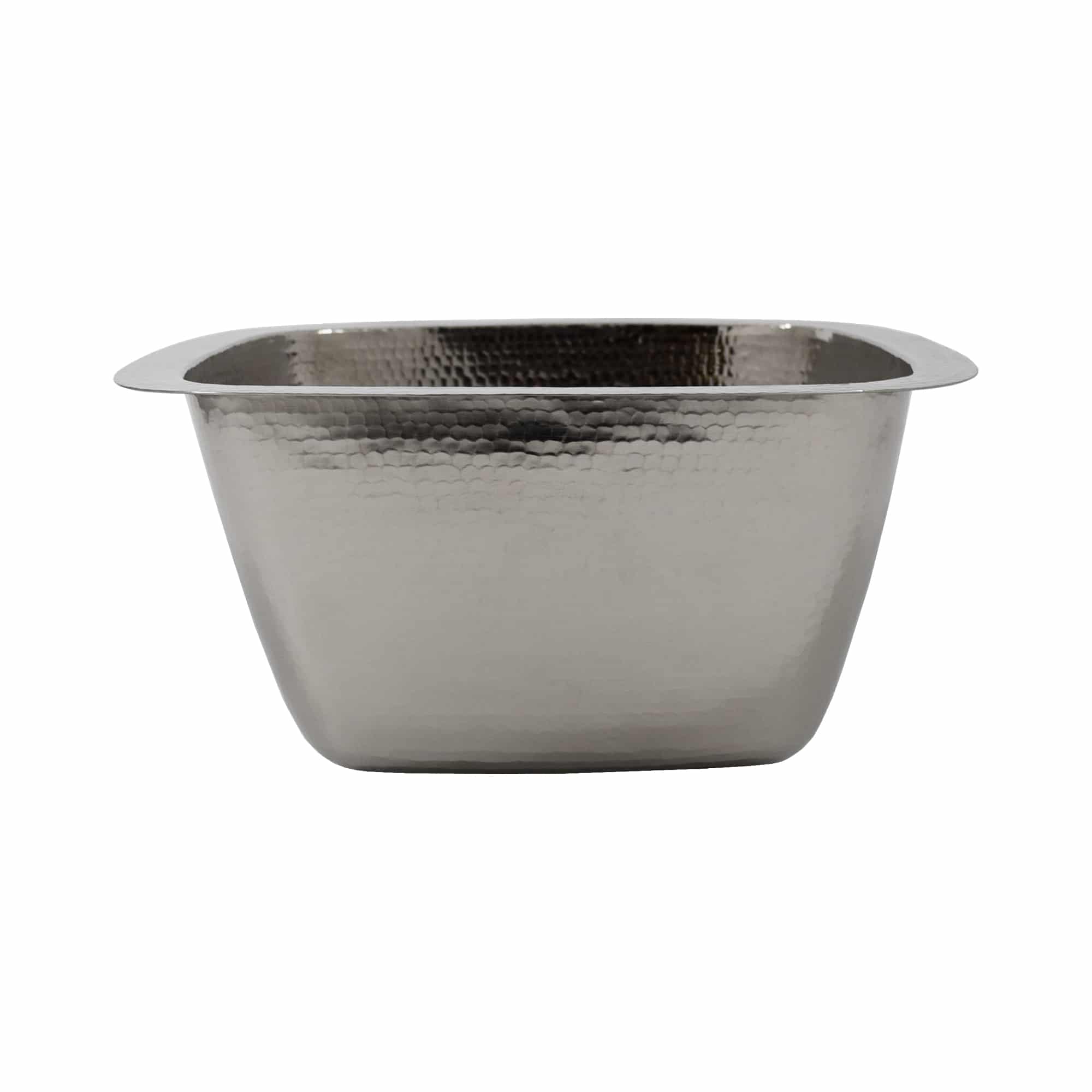 Native Trails Rincon 13" Square Nickel Bar/Prep Sink, Polished Nickel, CPS847 Product Image