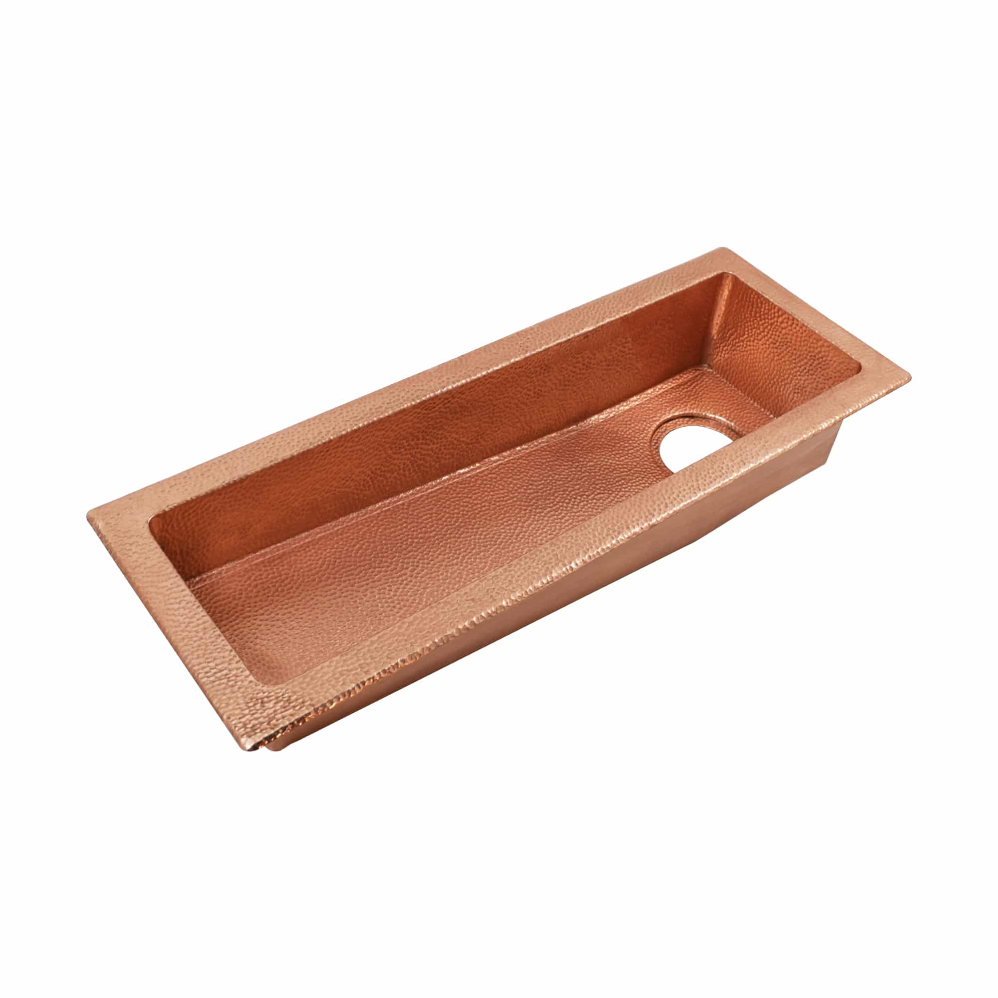 Native Trails Rio Chico 30" Rectangle Copper Bar/Prep Sink, Polished Copper, 16 Gauge, CPS410 Product Image