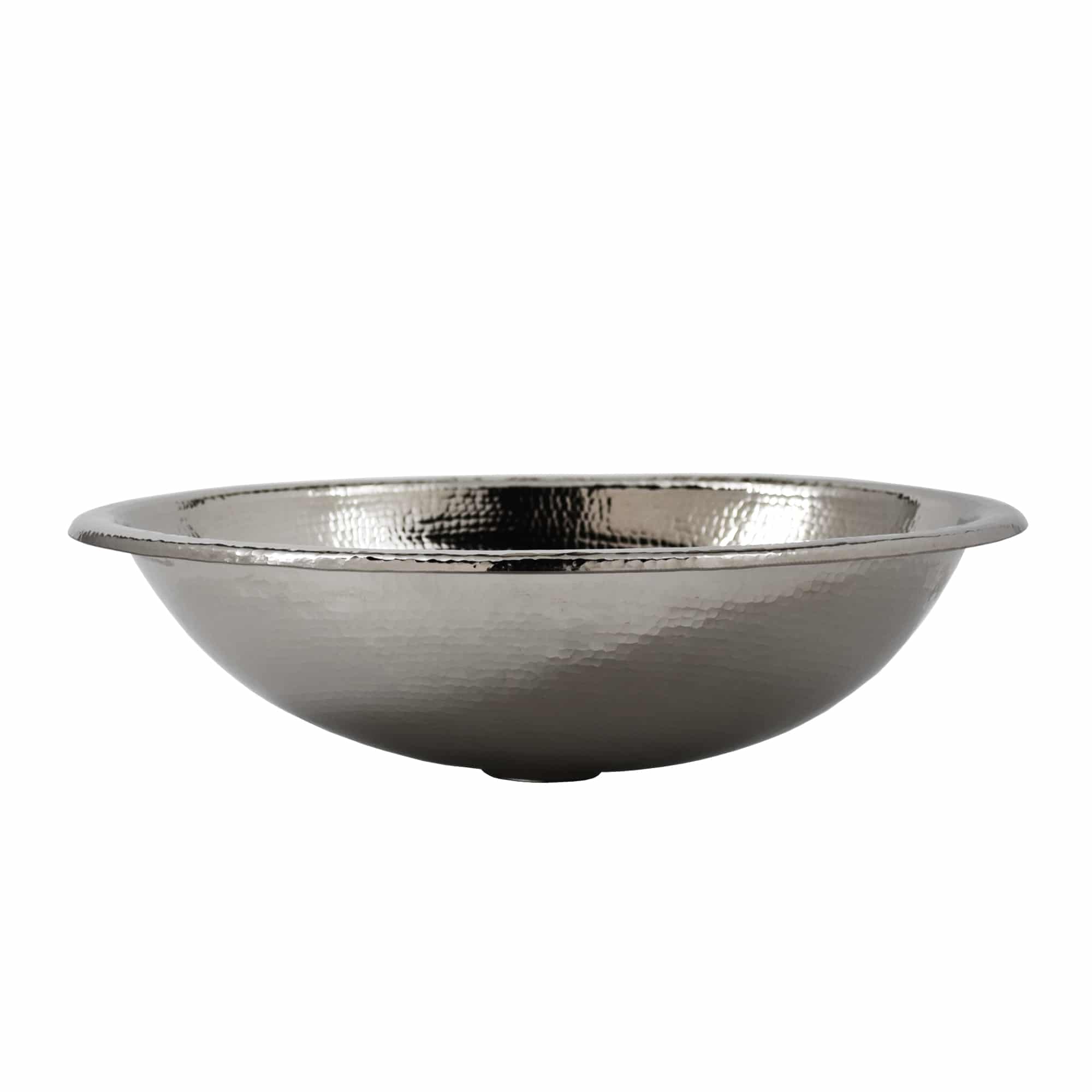 Native Trails Rolled Classic 18.5" x 15.5" Oval Drop In Nickel Bathroom Sink, Polished Nickel, CPS840 Product Image