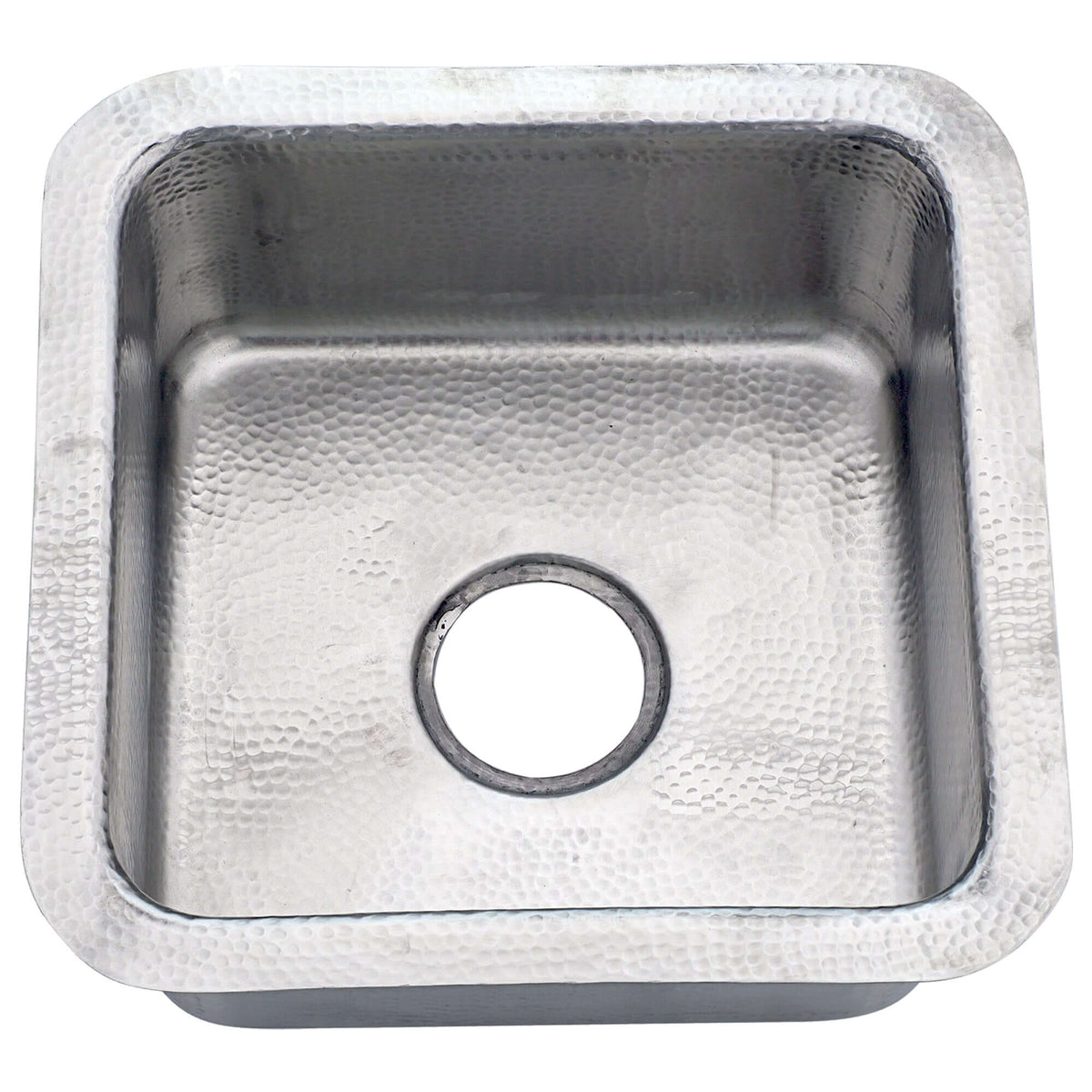 Alternate Image for Nantucket Sinks Brightwork Home 17" Square Stainless Steel Bar/Prep Sink with Accessories, 18 Gauge, SQRS-7MF