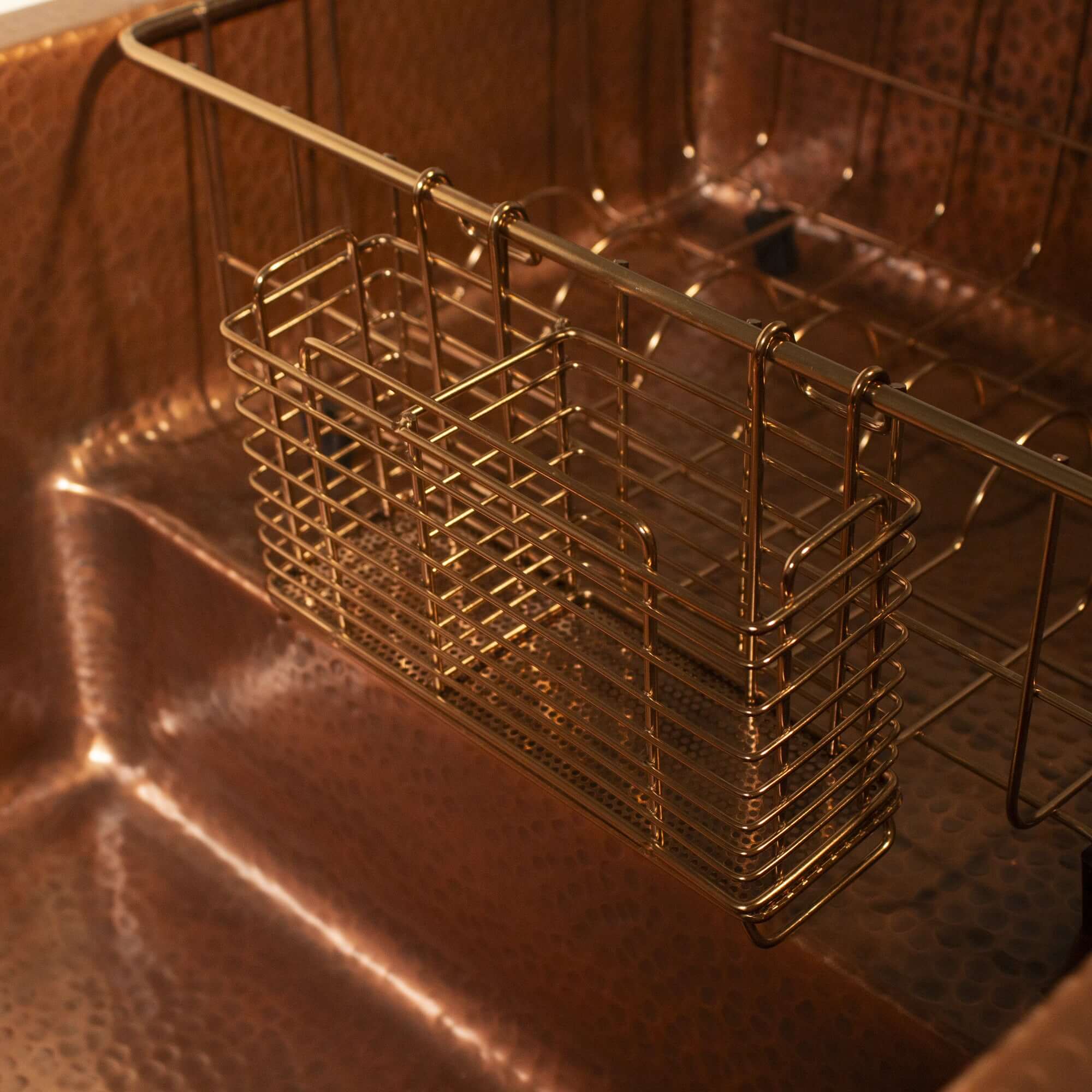 Alternate Image for Nantucket Sinks x Studio Dearborn Brightwork 39" Undermount Copper Kitchen Sink with Accessories, 16 Gauge, STEPPE3918-HC