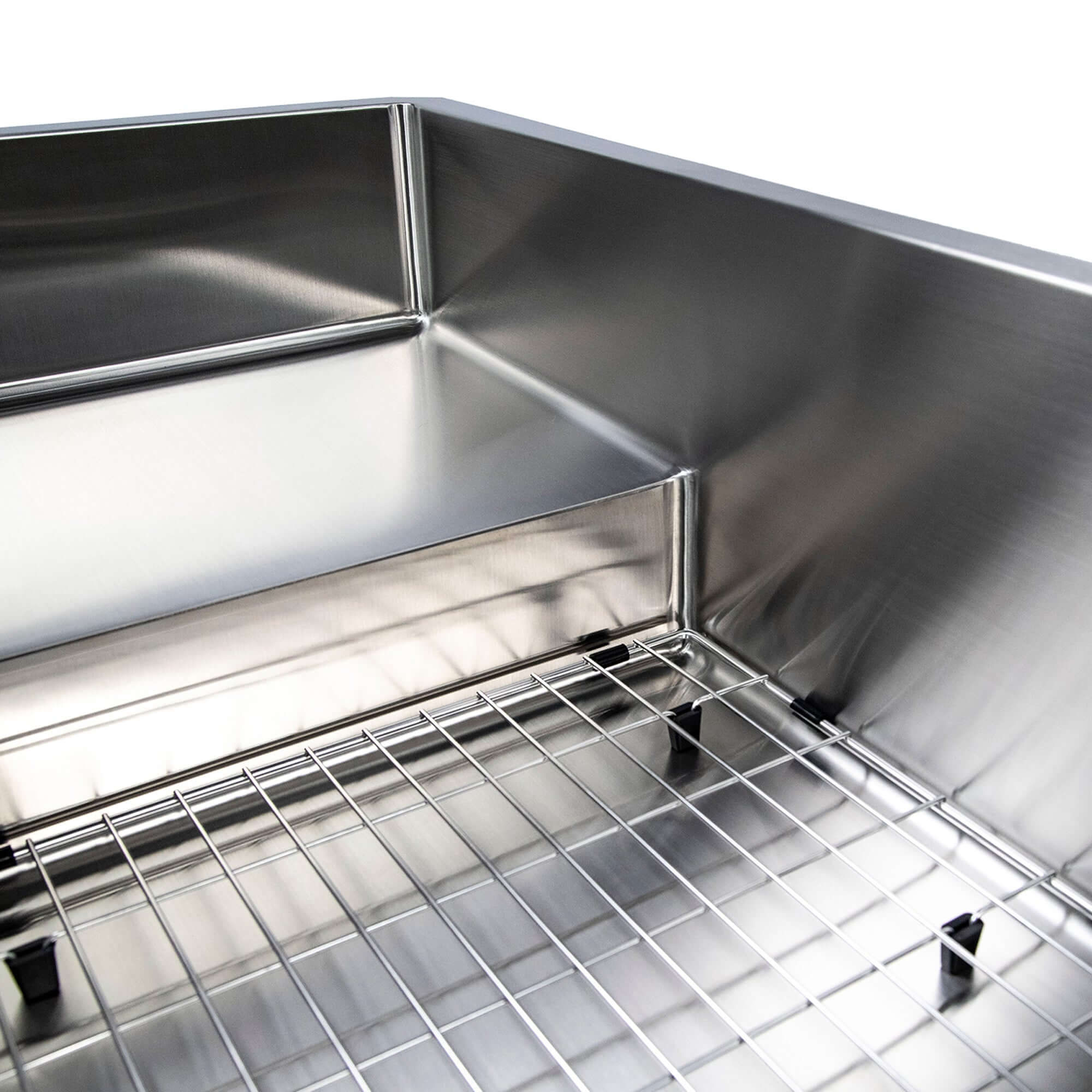 Alternate Image for Nantucket Sinks Pro Series 39" Undermount 304 Stainless Steel Kitchen Sink with Accessories, 16 Gauge, STEPPE3918