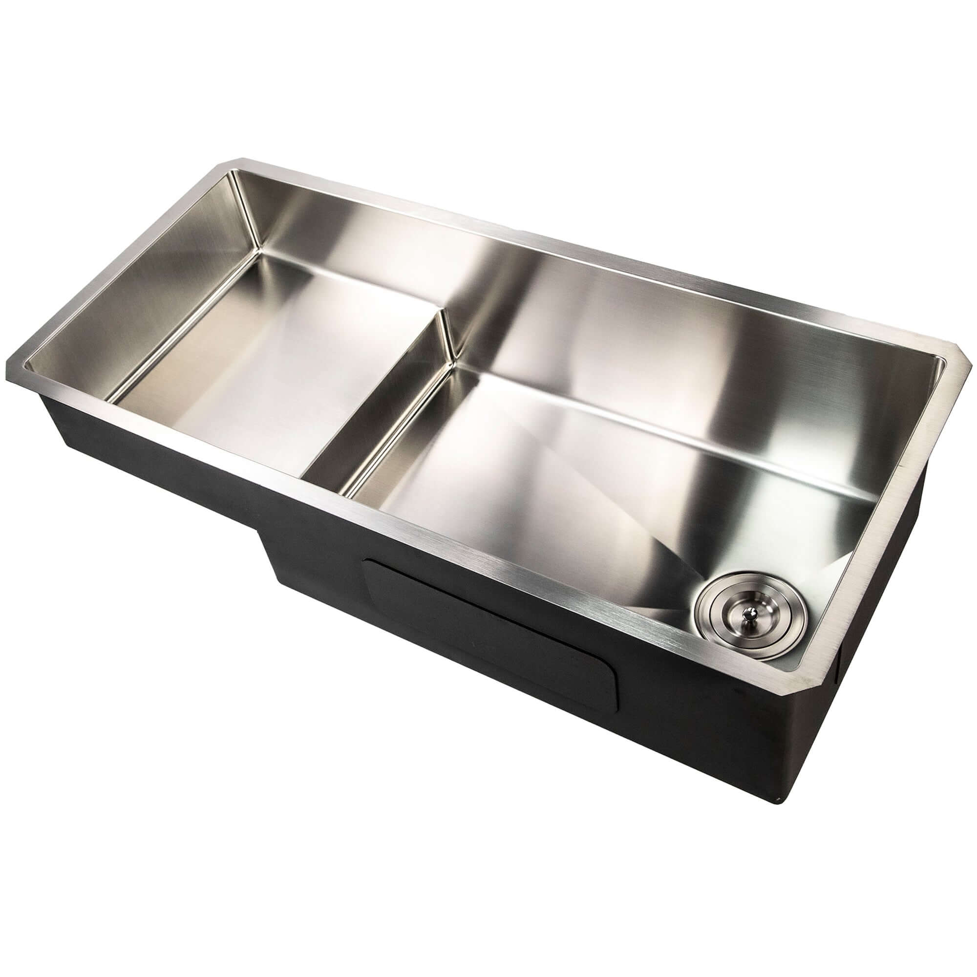 Alternate Image for Nantucket Sinks Pro Series 39" Undermount 304 Stainless Steel Kitchen Sink with Accessories, 16 Gauge, STEPPE3918