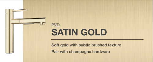 Alternate Image for Blanco Linus Low Arc Pull-Out Dual-Spray Kitchen Faucet, Satin Gold, 1.5 GPM, Brass, 526686