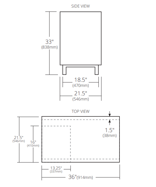 Alternate Image for Native Trails Topanga 36" Freestanding Vanity Base, VNA361