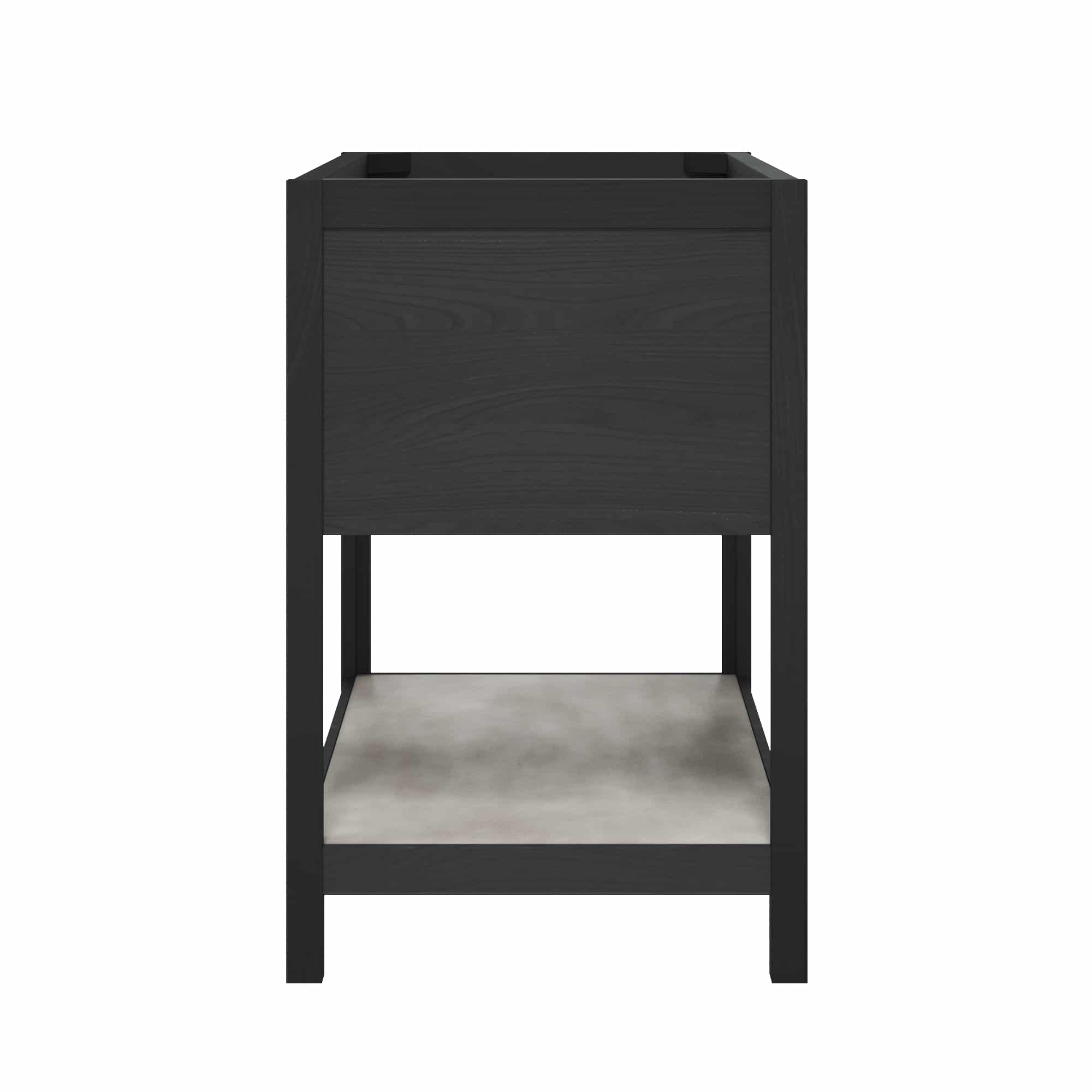 Native Trails 36" Solace Freestanding Vanity Base, Midnight Oak, Ash Shelf, VNO368-A Product Image