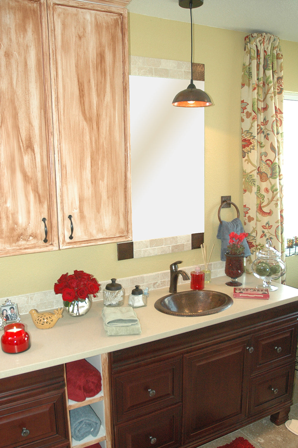 Alternate Image for Premier Copper Products 7" Hammered Copper Towel Ring, 18 Gauge, Oil Rubbed Bronze, TR7DB