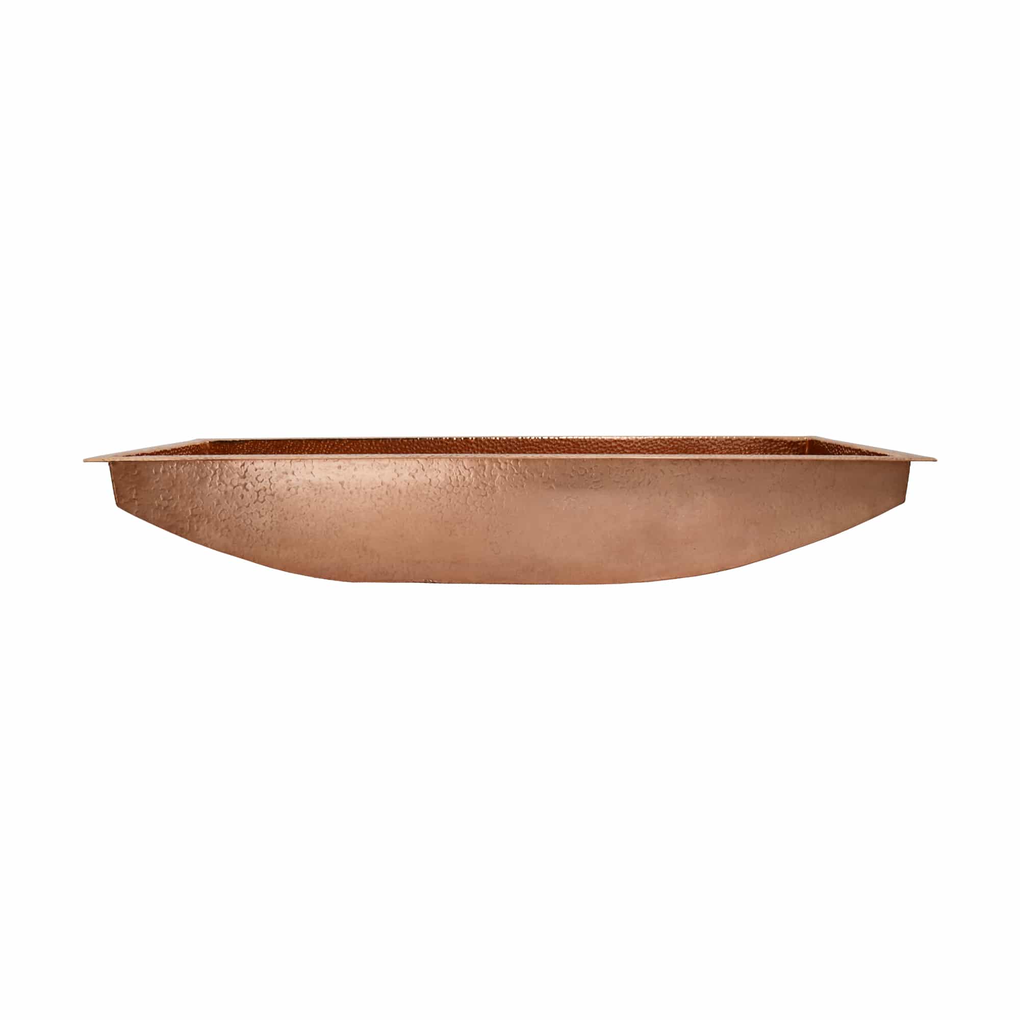 Native Trails Trough 36" x 14" Rectangle Copper Bathroom Sink, Polished Copper, 16 Gauge, CPS406 Product Image