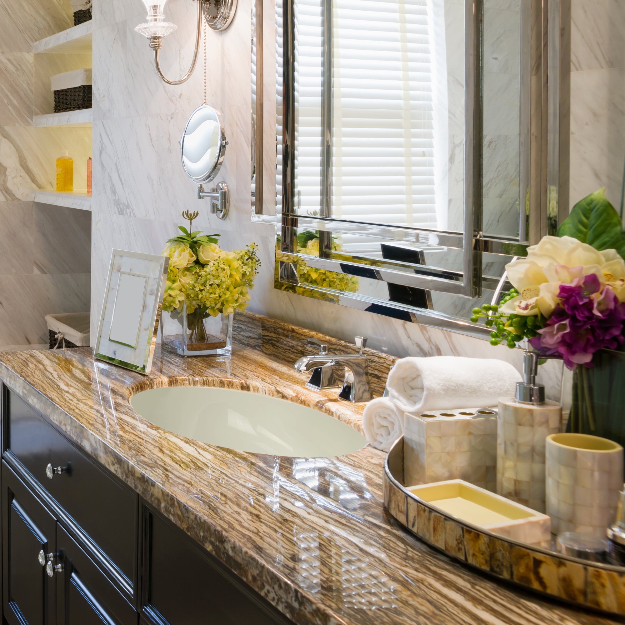 Alternate Image for Nantucket Sinks Great Point 17" Ceramic Bathroom Sink, Bisque, UM-15x12-B