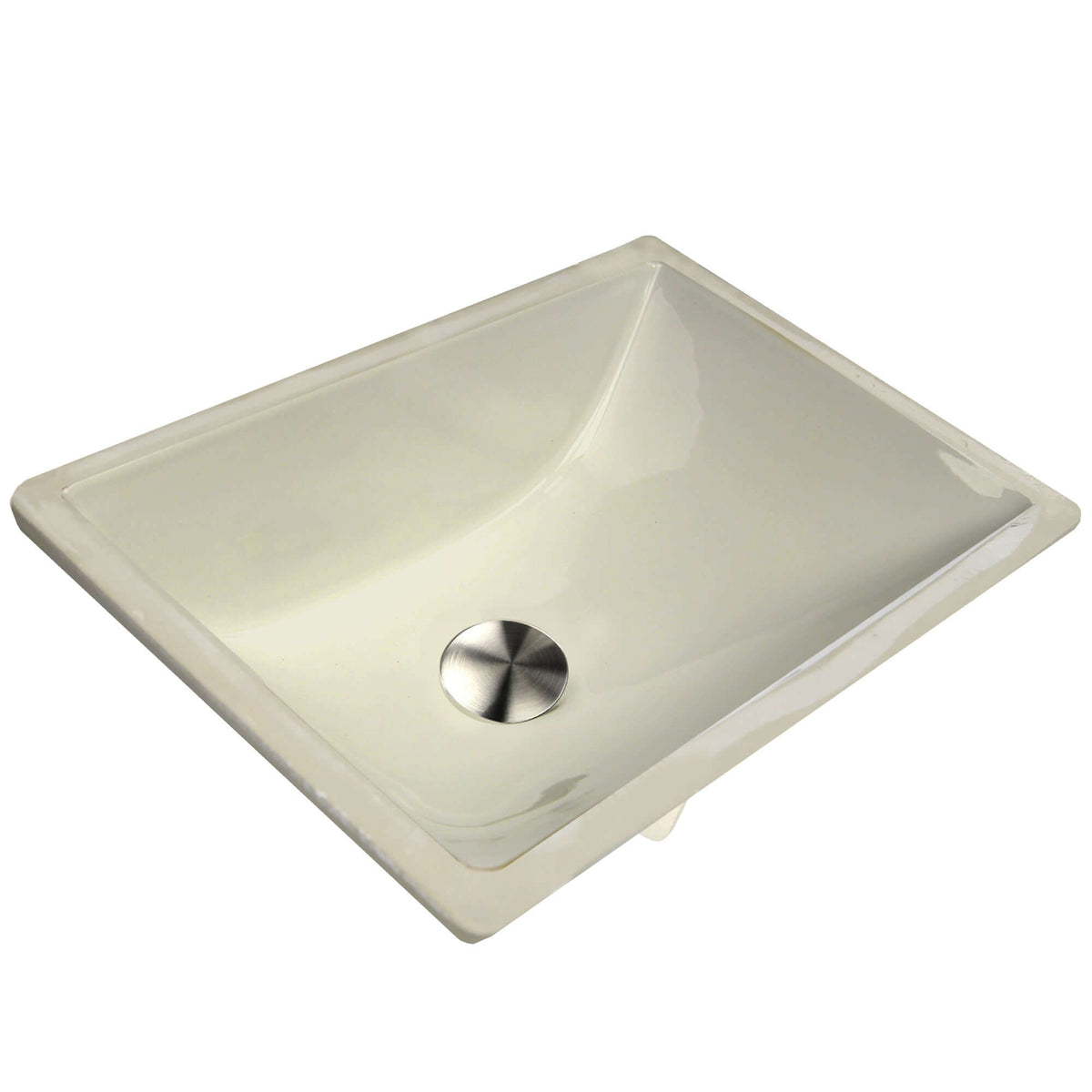 Alternate Image for Nantucket Sinks Great Point 18" Ceramic Bathroom Sink, Bisque, UM-16x11-B