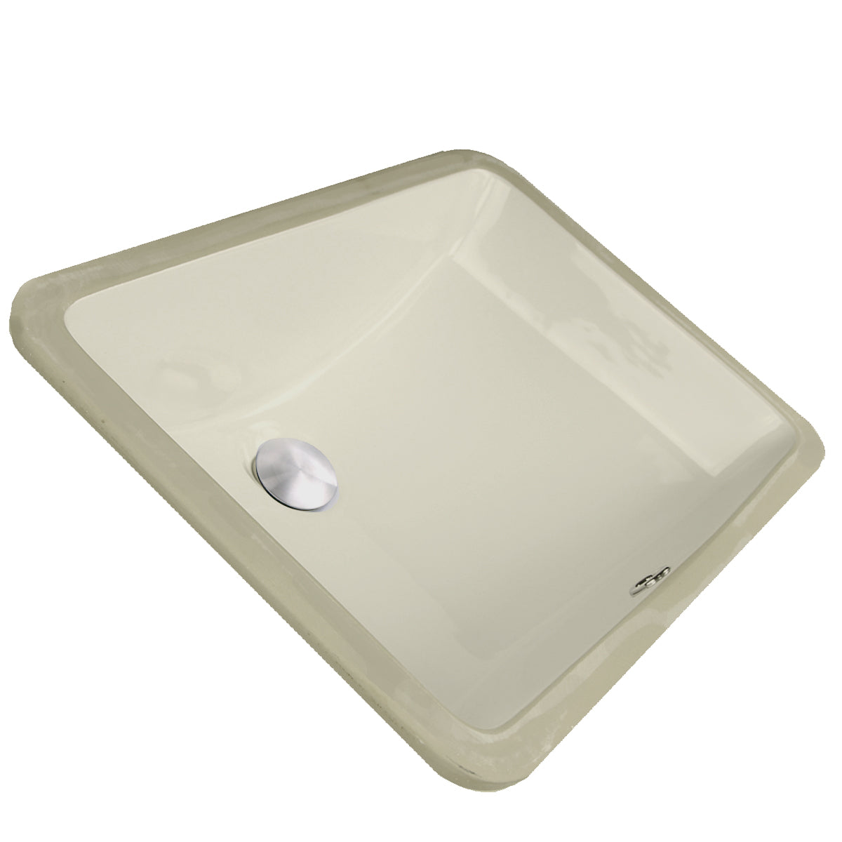 Alternate Image for Nantucket Sinks Great Point 21" Ceramic Bathroom Sink, Bisque, UM-18x12-B