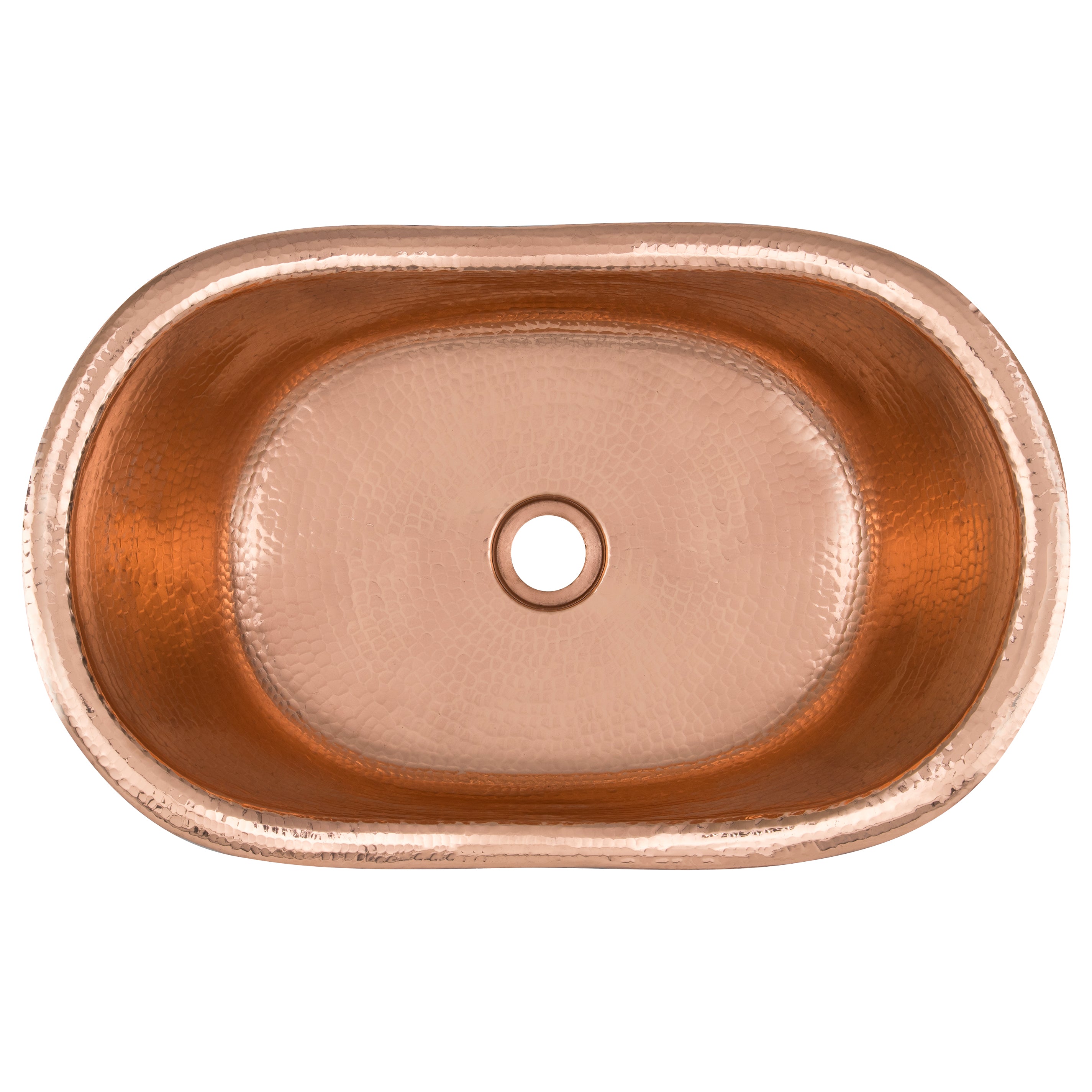 Alternate Image for Premier Copper Products 20" x 13" Specialty Vessel - Above Counter Copper Bathroom Sink, Glazed Black with Polished Copper, 17 Gauge, VBT20BLKP