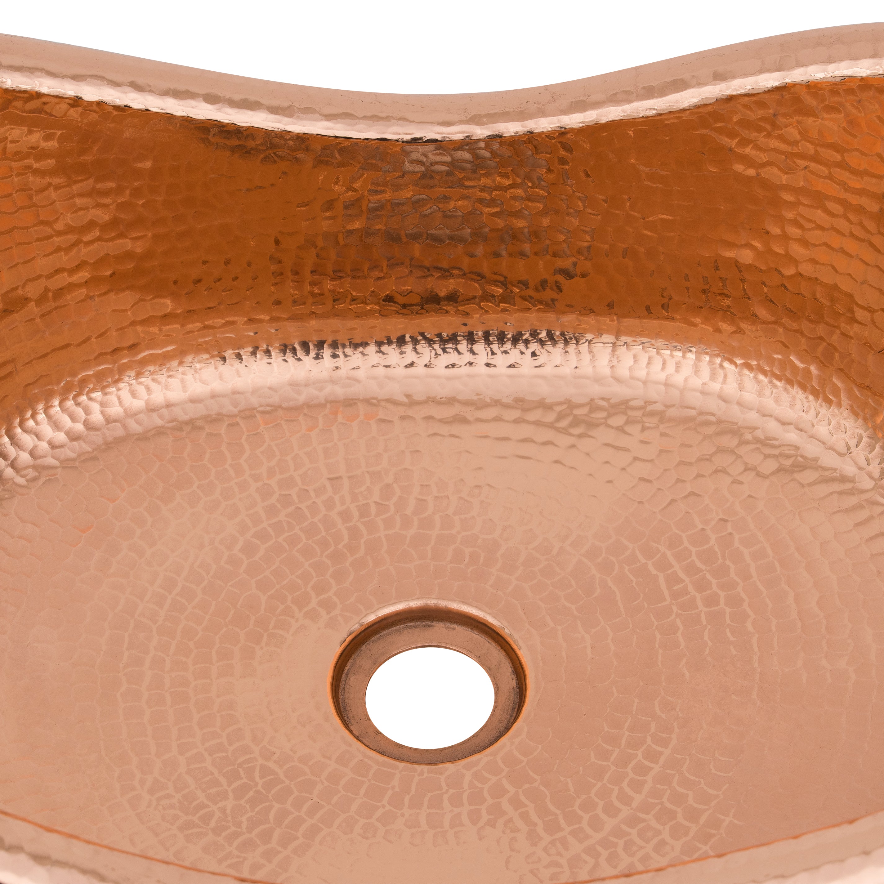 Alternate Image for Premier Copper Products 20" x 13" Specialty Vessel - Above Counter Copper Bathroom Sink, Glazed Black with Polished Copper, 17 Gauge, VBT20BLKP