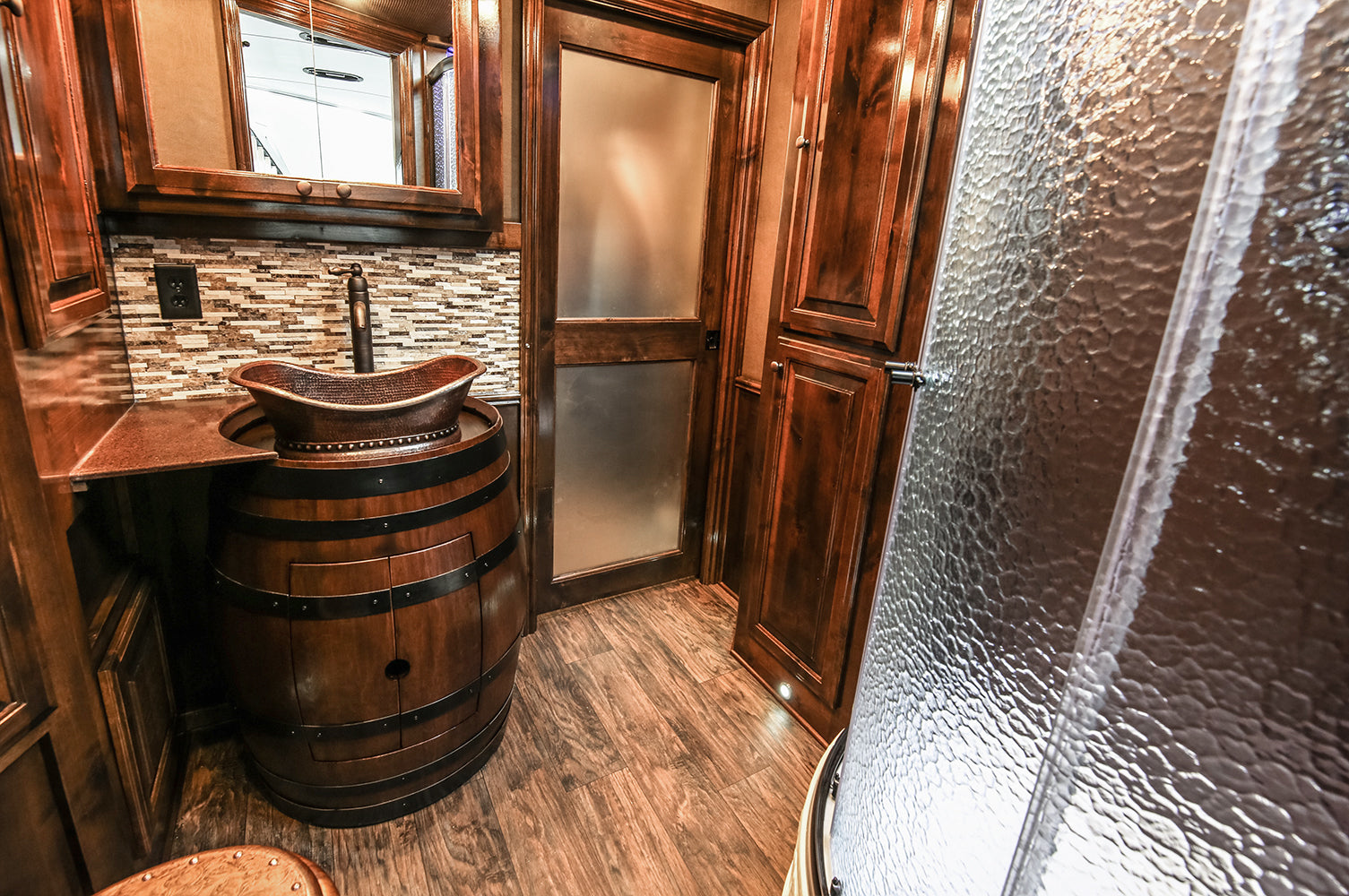 Alternate Image for Premier Copper Products 20" Copper Bathroom Sink, Oil Rubbed Bronze, VBT20DB