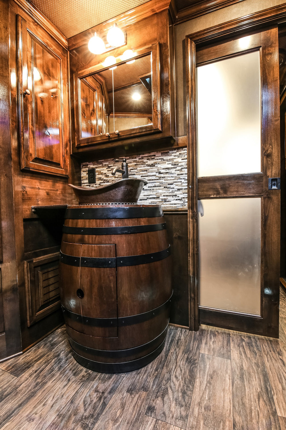 Alternate Image for Premier Copper Products 20" Copper Bathroom Sink, Oil Rubbed Bronze, VBT20DB