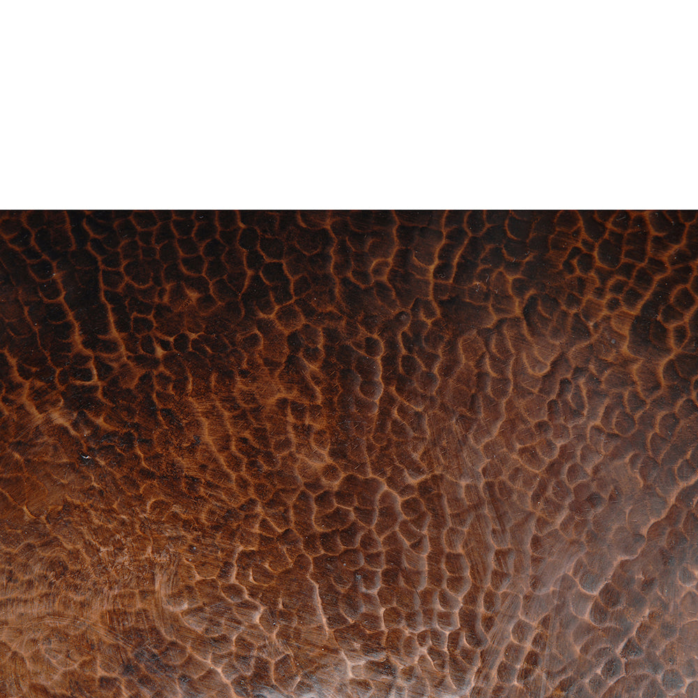 Alternate Image for Premier Copper Products 15" Medium Round Vessel Hammered Copper Bathroom Sink, Matching Drain and Accessories, Oil Rubbed Bronze, BSP5_VR15BDB-P