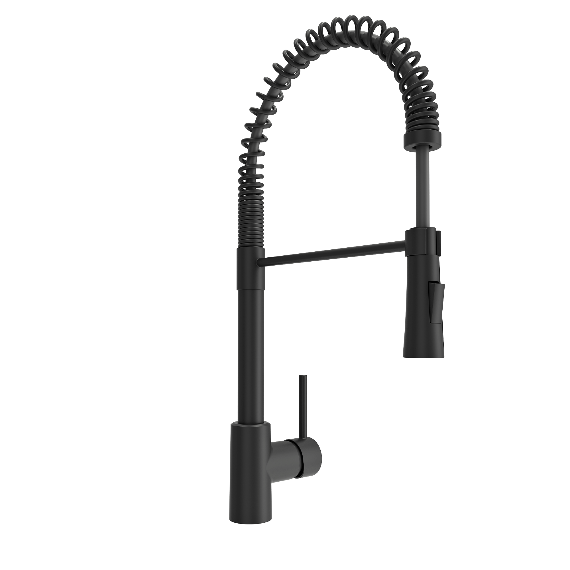 Alternate Image for BOCCHI Classico 33" Matte Black Fireclay Farmhouse Sink Kit with Matte Black Faucet and Accessories, 50/50 Double Bowl, 1139-004-2020MB