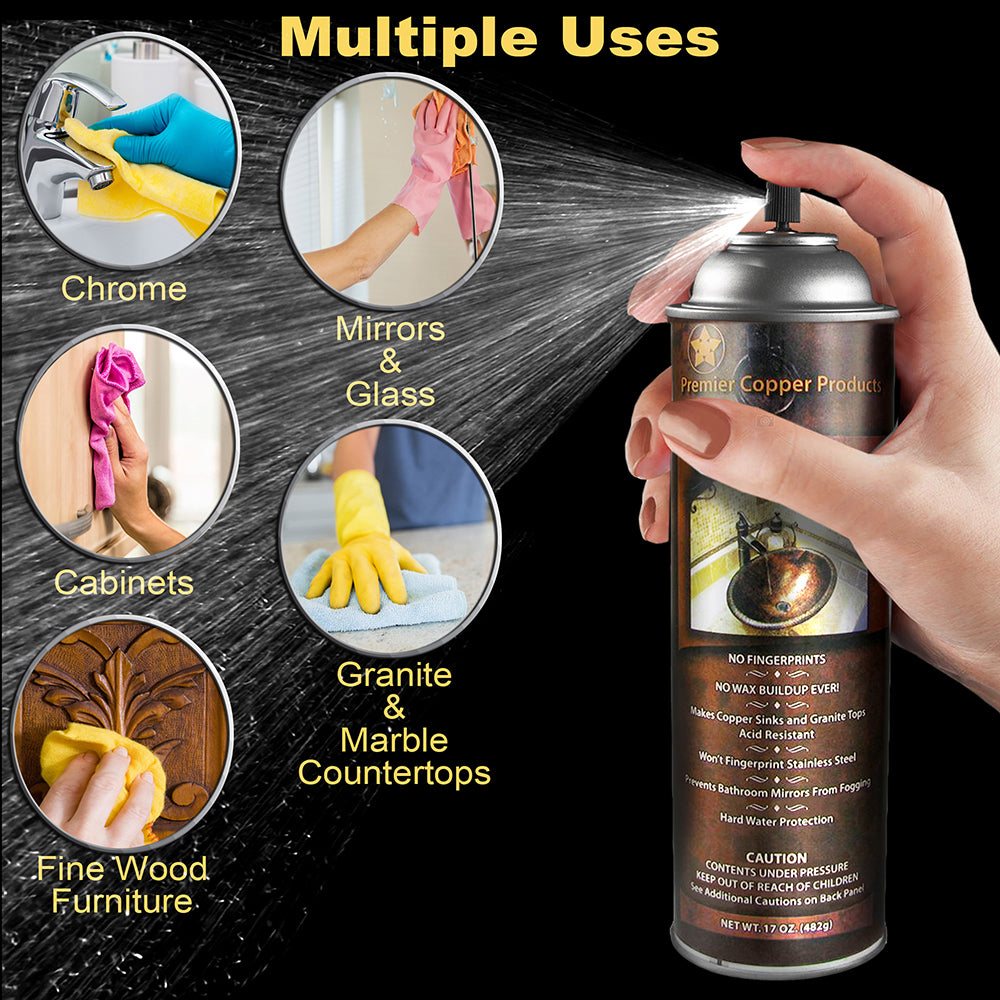 Alternate Image for Premier Copper Products Copper Sink Wax Protectant, W900-WAX