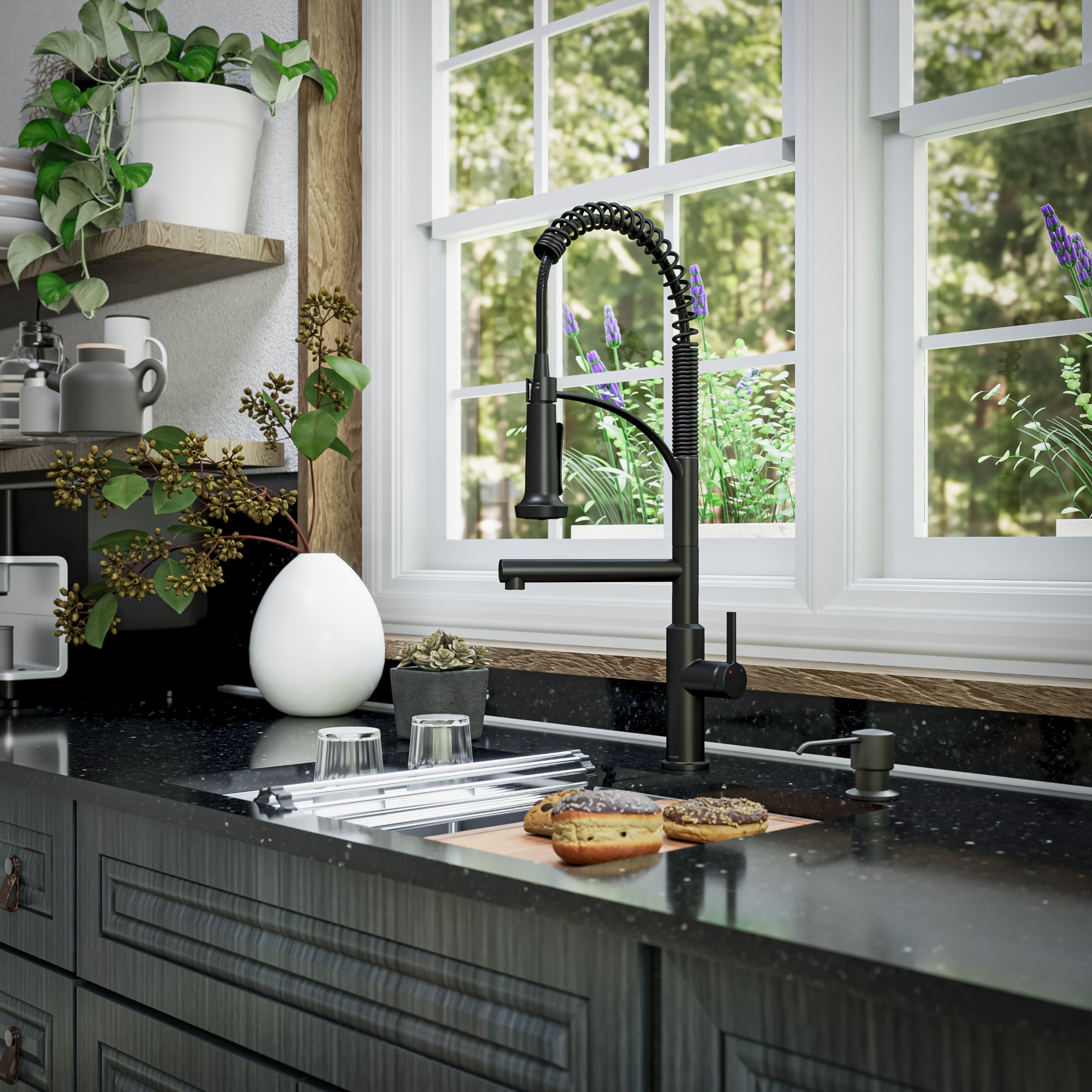 Alternate Image for Karran Elite Workstation 27" Undermount Stainless Steel Workstation Kitchen Sink with Accessories, 16 Gauge, WS-34-PK1
